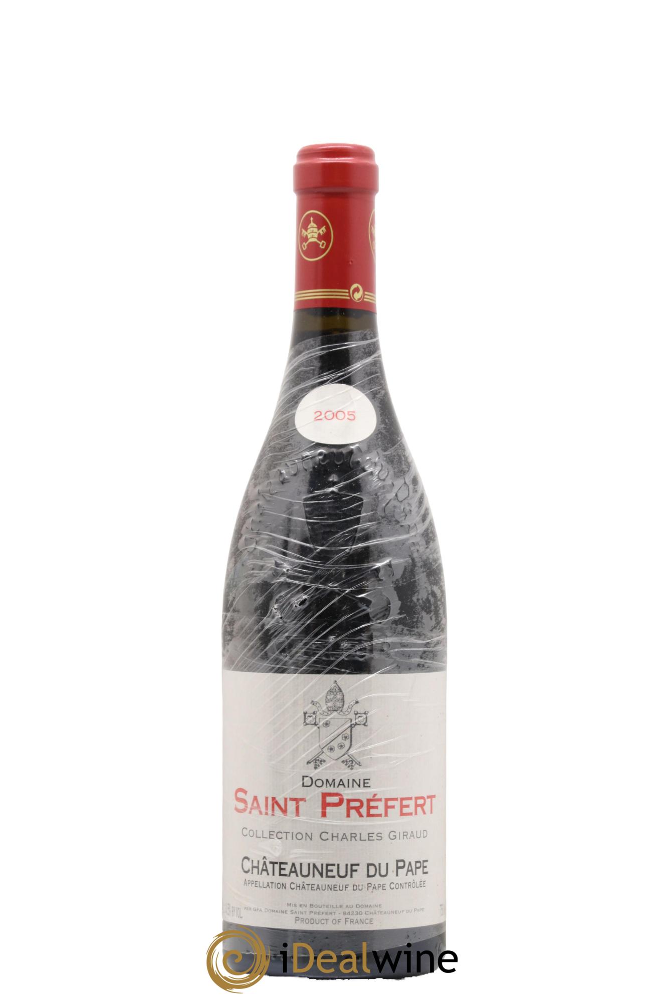 Châteauneuf-du-Pape Collection Charles Giraud Domaine Saint-Préfert 2005 - Posten von 1 Flasche - 0