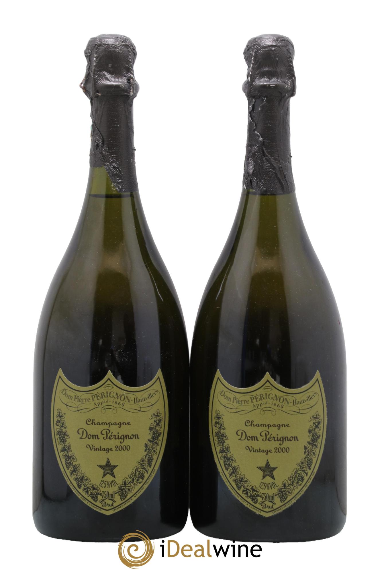 Brut Dom Pérignon 2000 - Lot de 2 bouteilles - 0