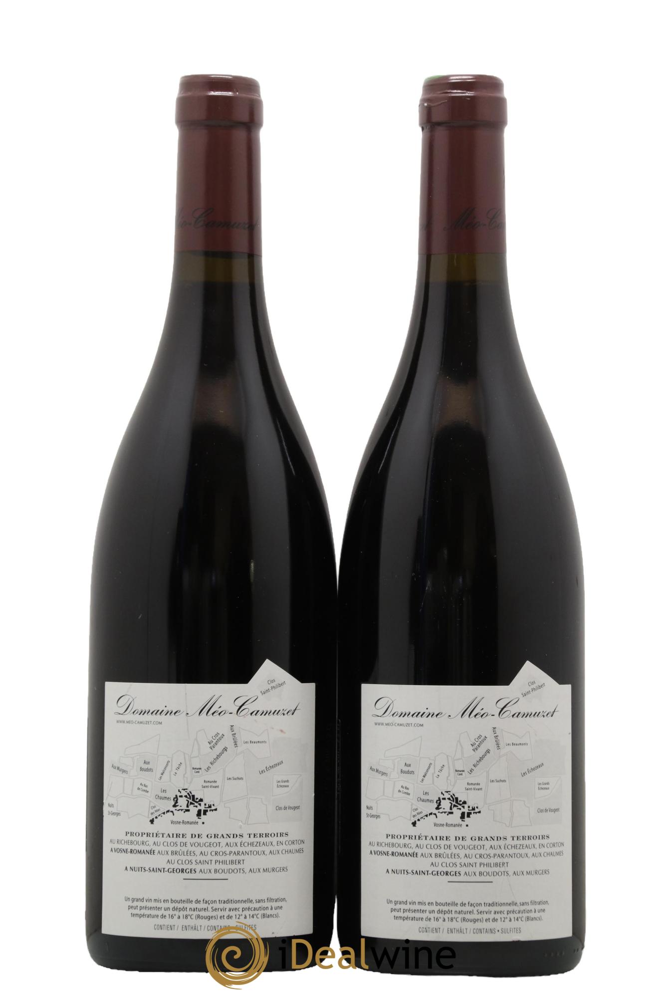 Vosne-Romanée 1er Cru Les Chaumes Méo-Camuzet (Domaine) 2010 - Lot of 2 bottles - 1