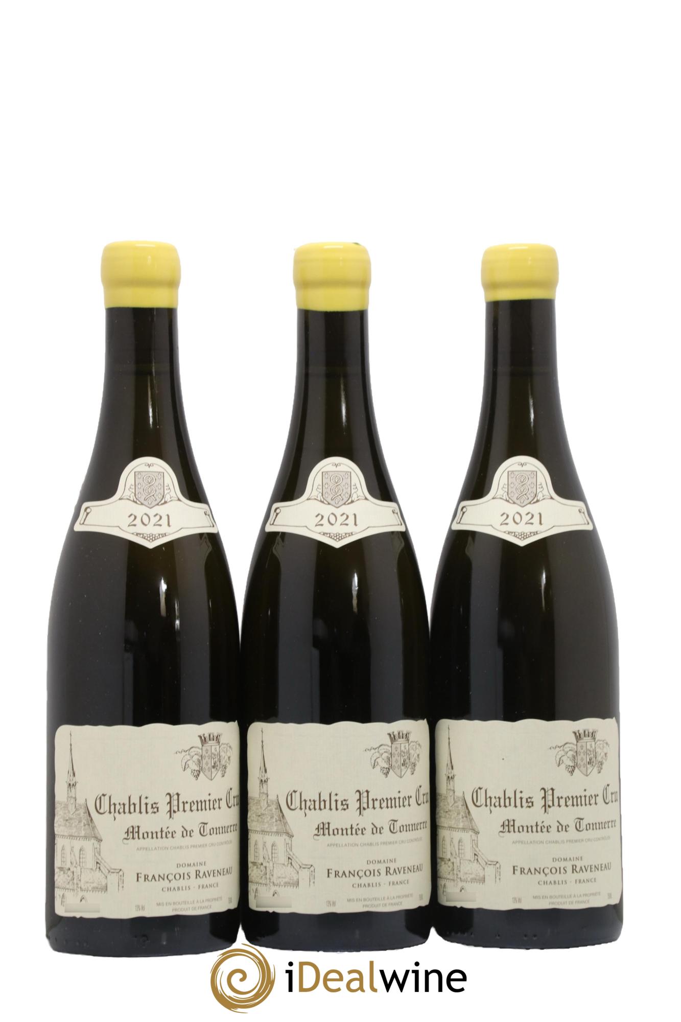 Chablis 1er Cru Montée de Tonnerre Raveneau (Domaine) 2021 - Posten von 3 Flaschen - 0