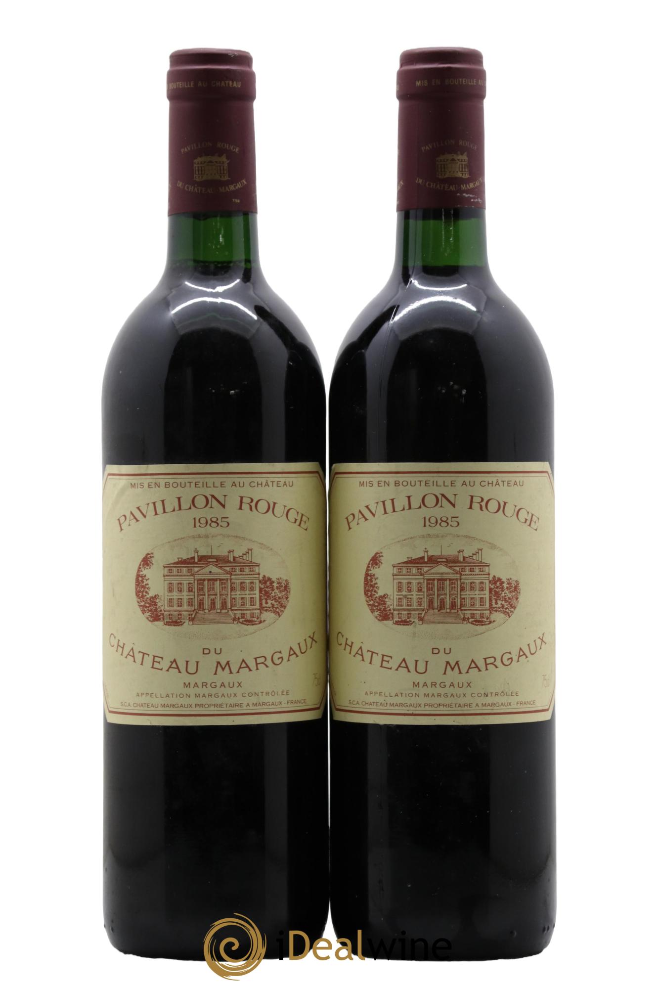 Pavillon Rouge du Château Margaux Second Vin 1985 - Posten von 2 Flaschen - 0