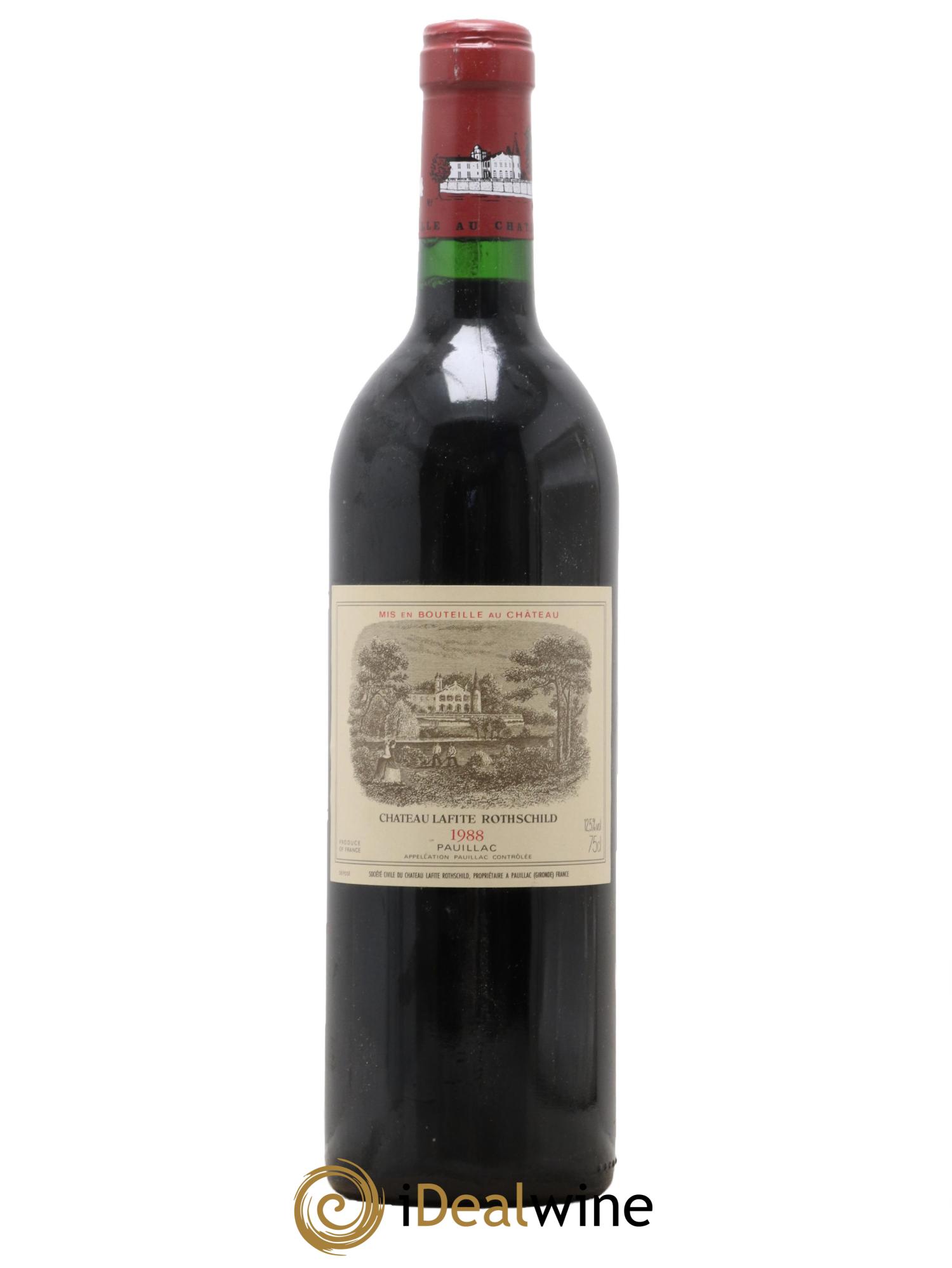 Château Lafite Rothschild 1er Grand Cru Classé 1988 - Posten von 1 Flasche - 0