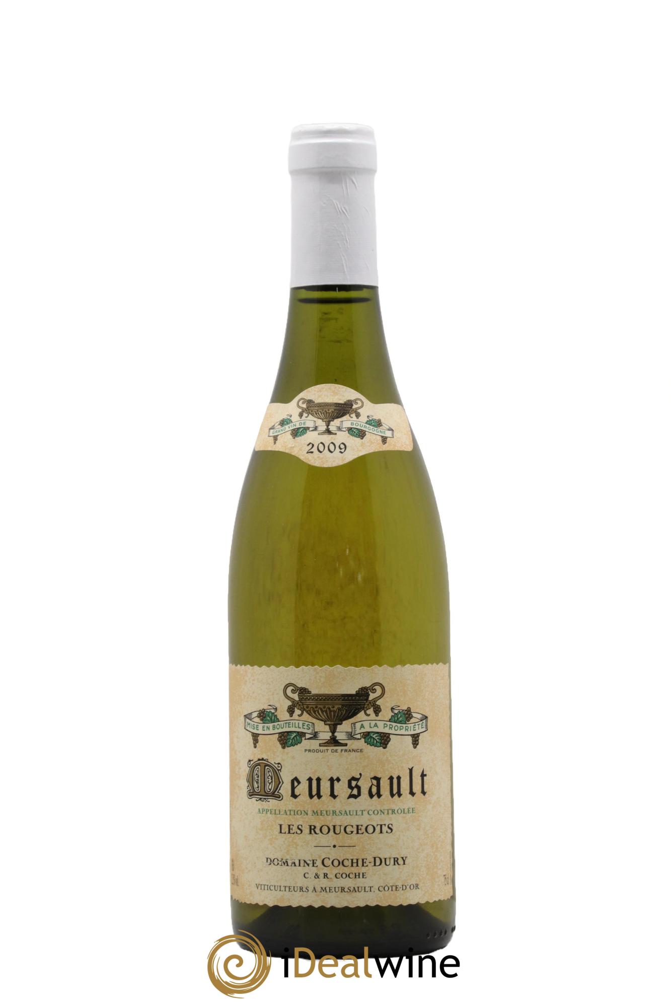 Meursault Les Rougeots Coche Dury (Domaine) 2009 - Lot of 1 bottle - 0