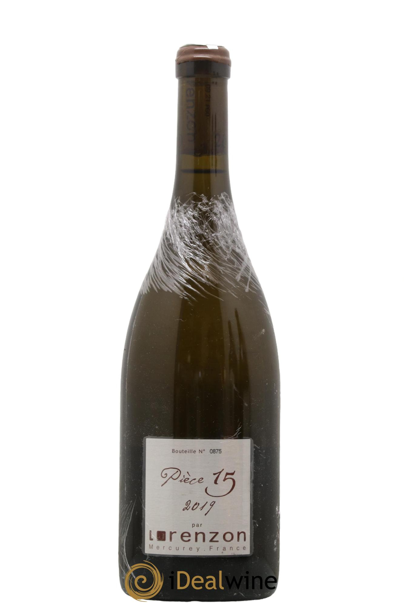 Mercurey 1er Cru Pièce 15 Bruno Lorenzon 2019 - Lotto di 1 bottiglia - 0