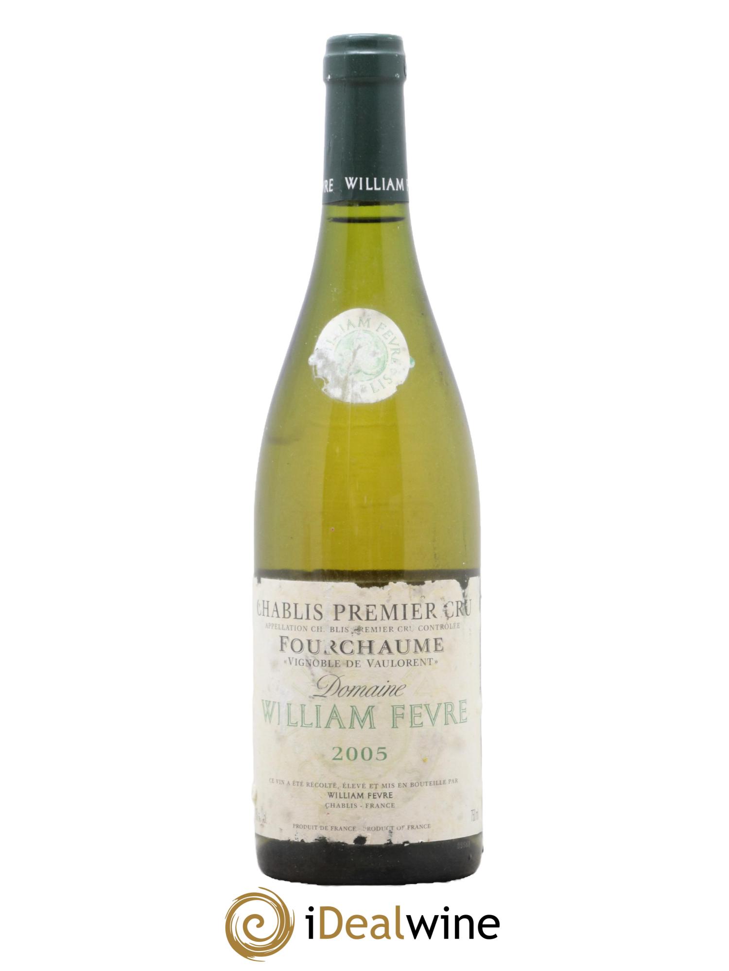 Chablis 1er Cru Fourchaume Vignoble De Vaulorent William Fevre 2005 - Posten von 1 Flasche - 0