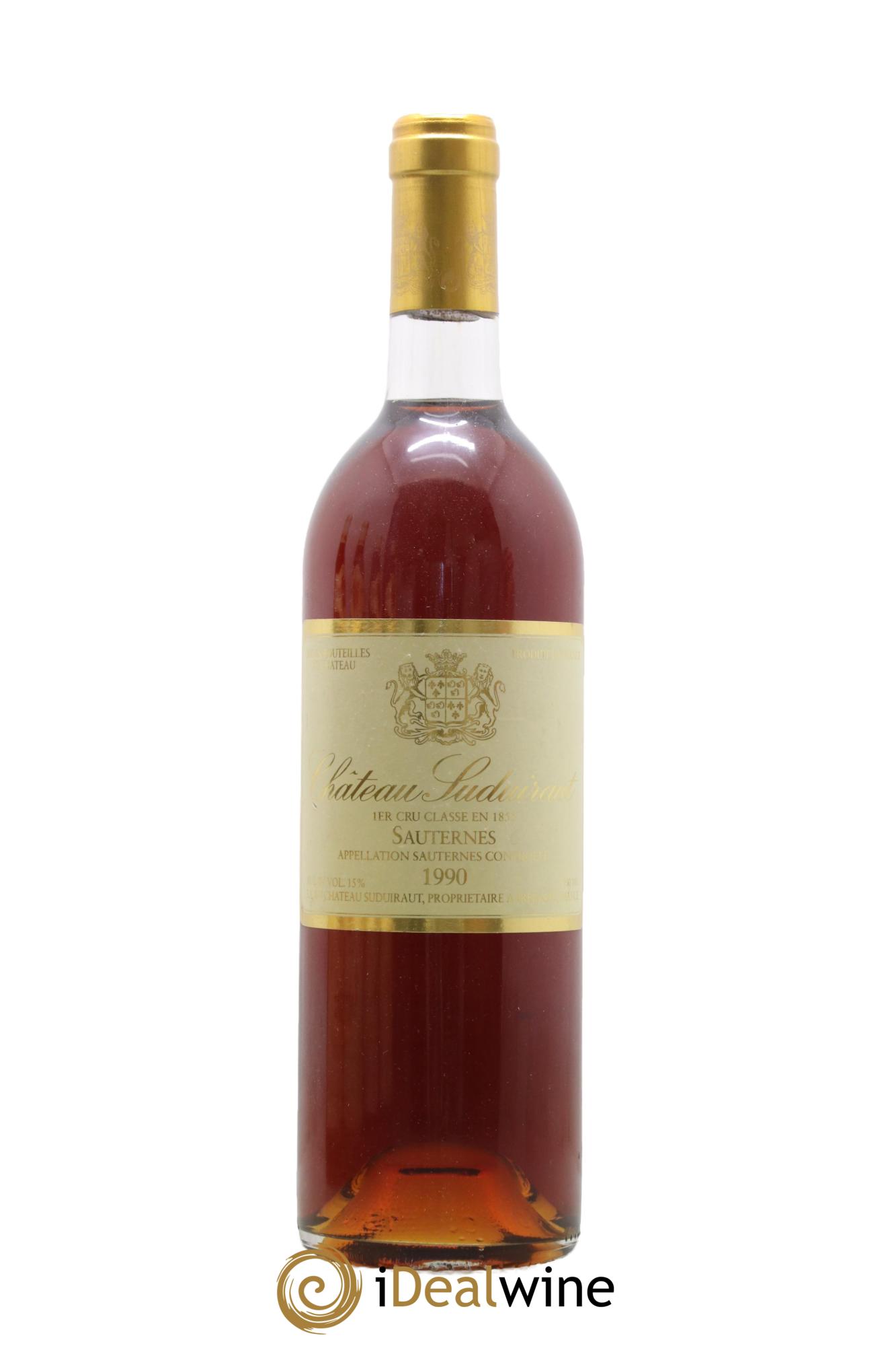 Château Suduiraut 1er Grand Cru Classé 1990 - Posten von 1 Flasche - 0