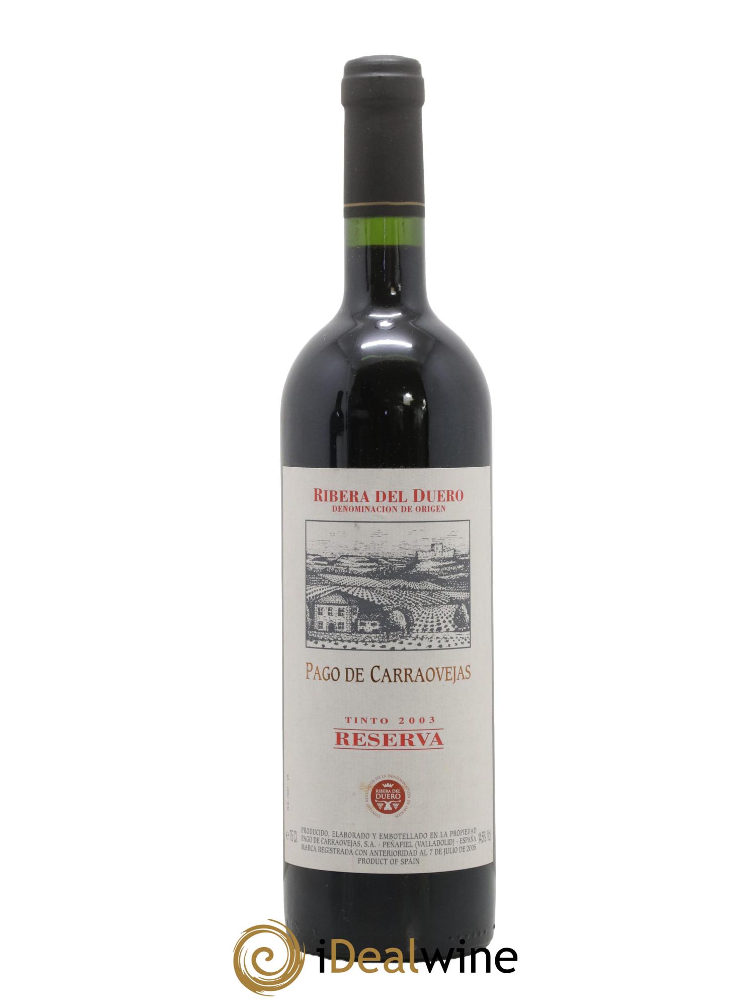 Ribera Del Duero DO Reserva Pago de Carraovejas 2003 - Lotto di 1 bottiglia - 0