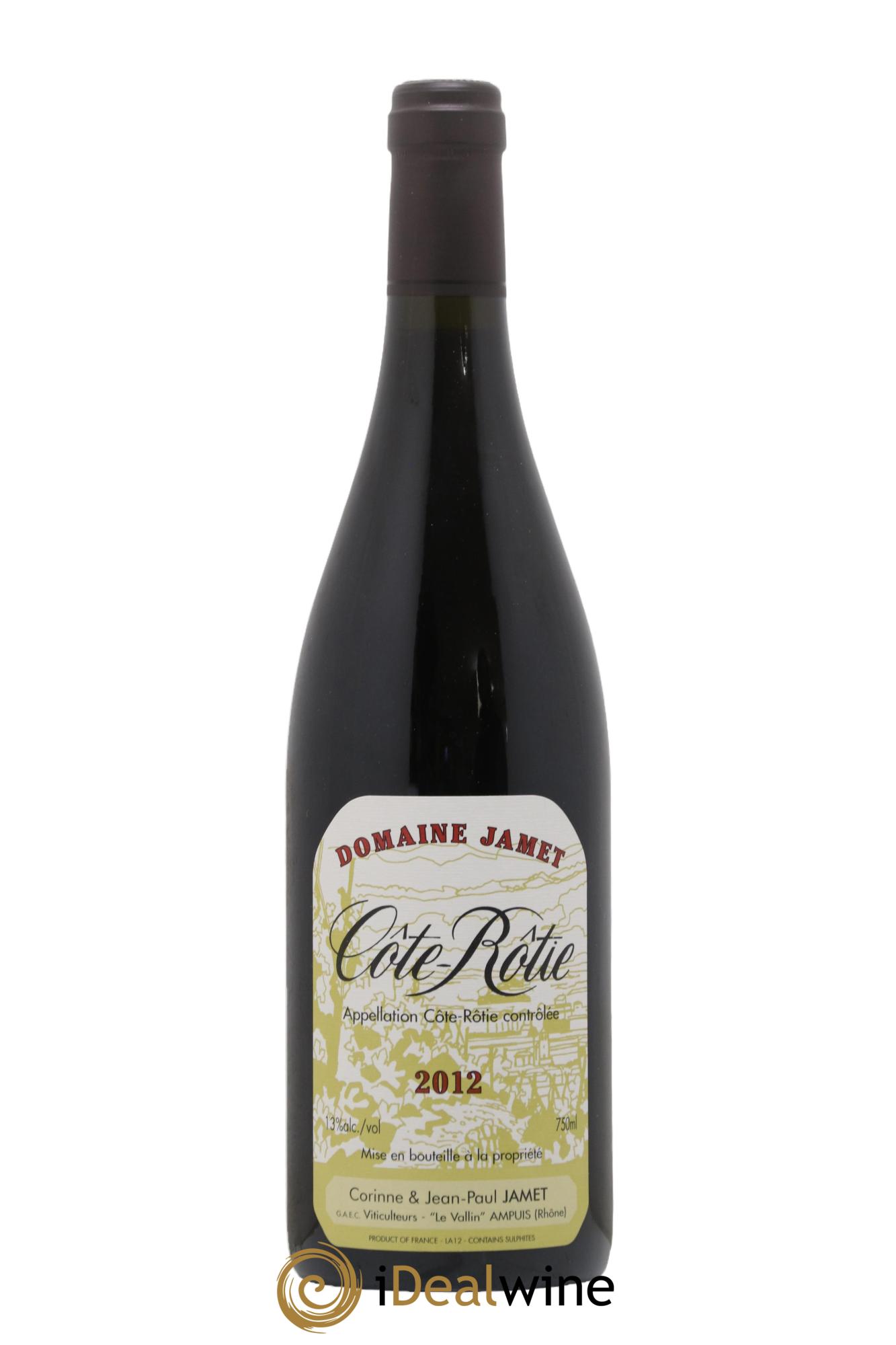 Côte-Rôtie Jamet (Domaine) 2012 - Posten von 1 Flasche - 0