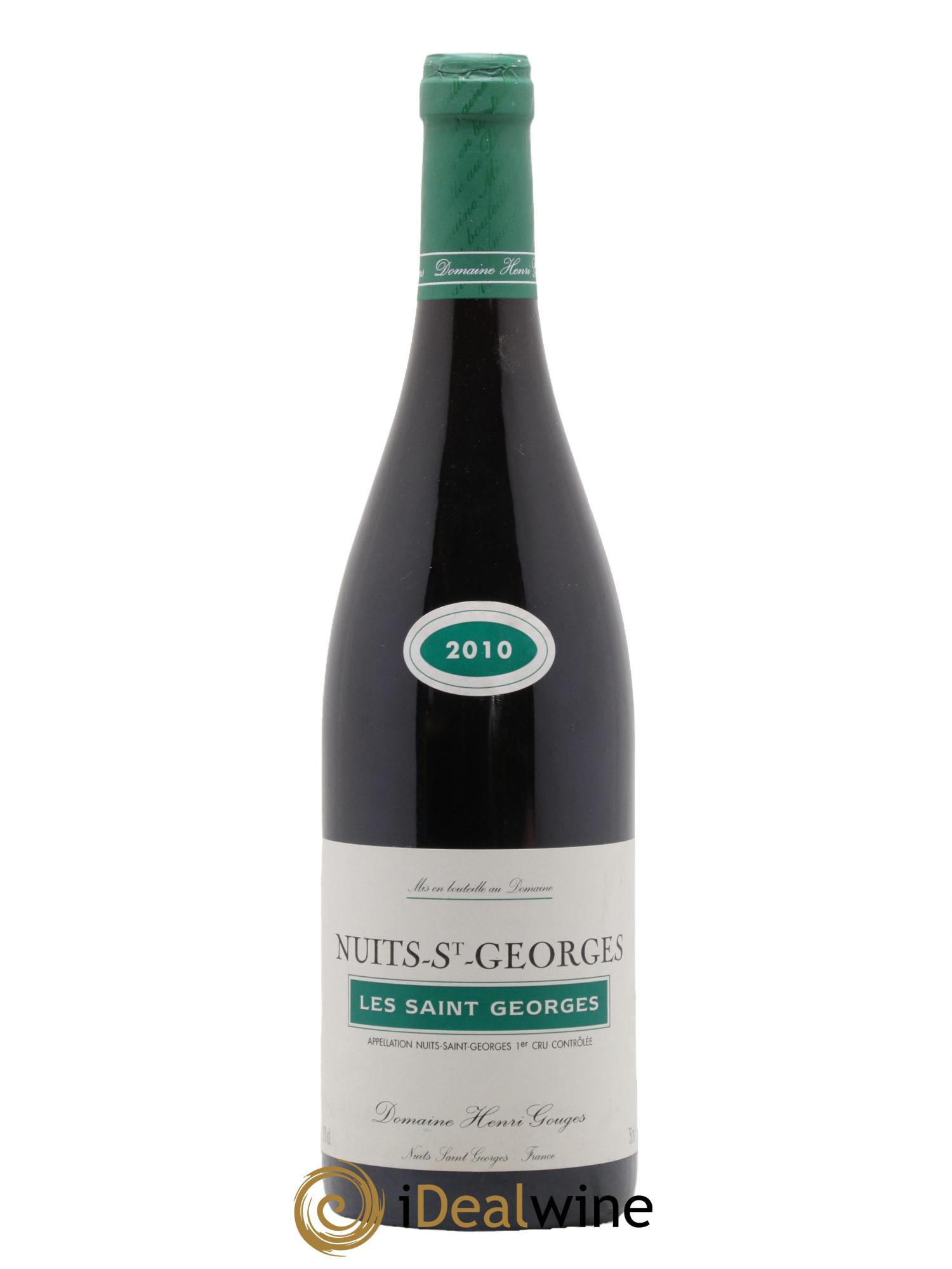 Nuits Saint-Georges 1er Cru Les Saints Georges Henri Gouges 2010 - Lot de 1 bouteille - 0