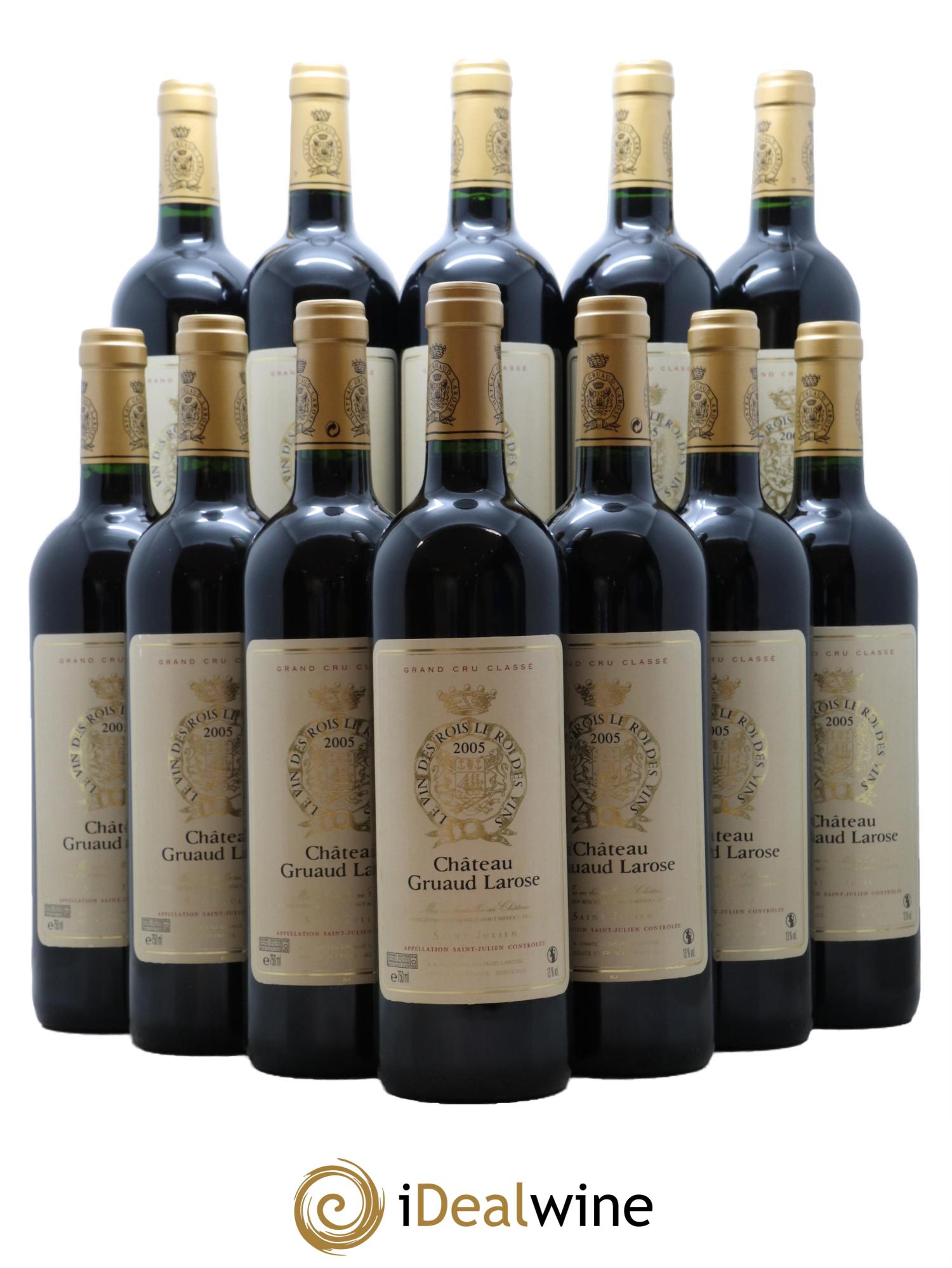 Château Gruaud Larose 2ème Grand Cru Classé 2005 - Lot de 12 bouteilles - 0