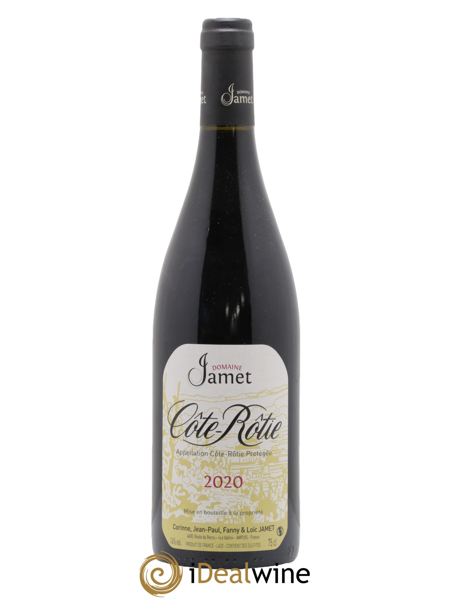 Côte-Rôtie Jamet (Domaine) 2020 - Lot de 1 bouteille - 0