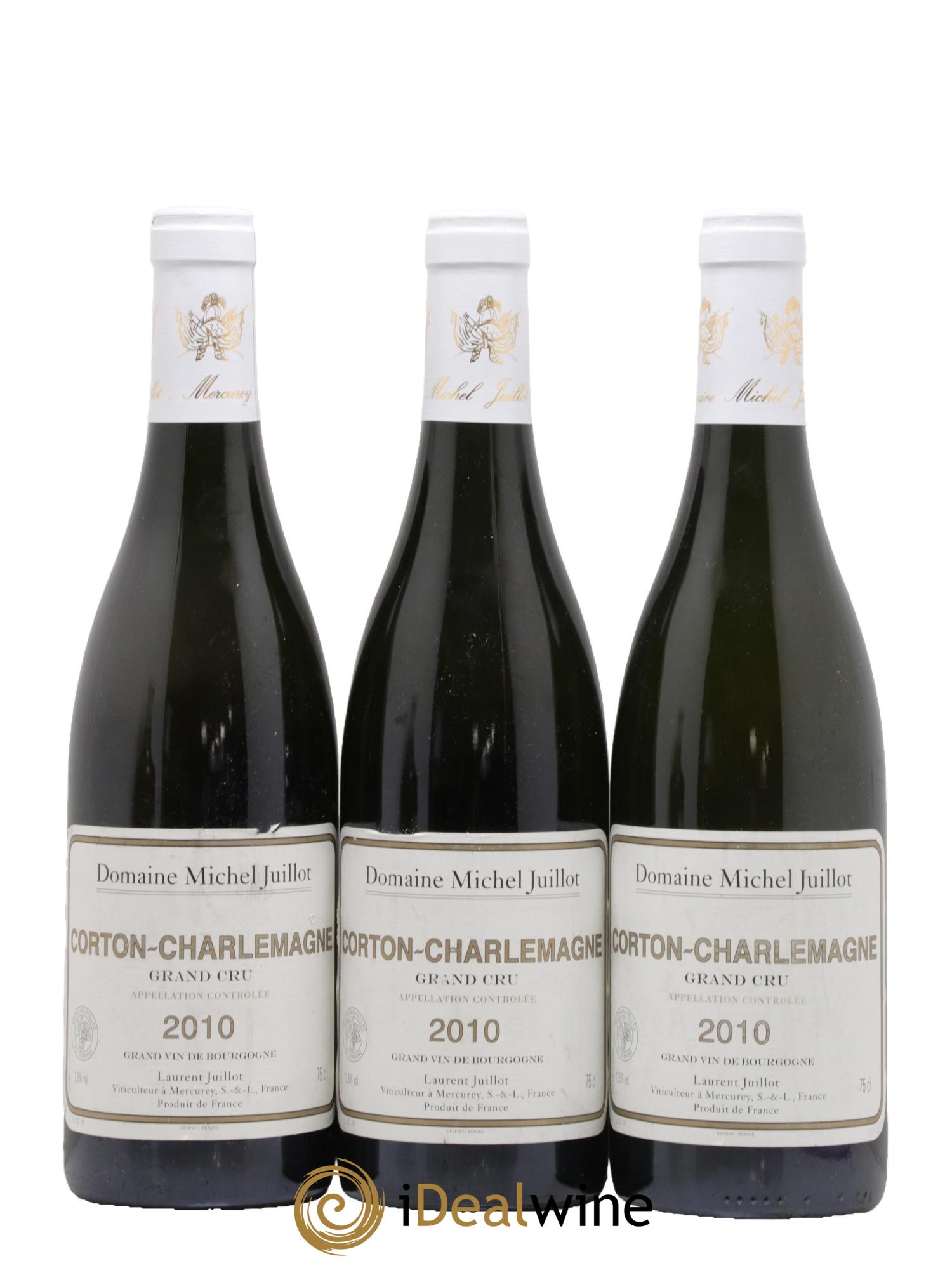 Corton-Charlemagne Grand Cru Michel Juillot (Domaine) 2010 - Lotto di 3 bottiglie - 0