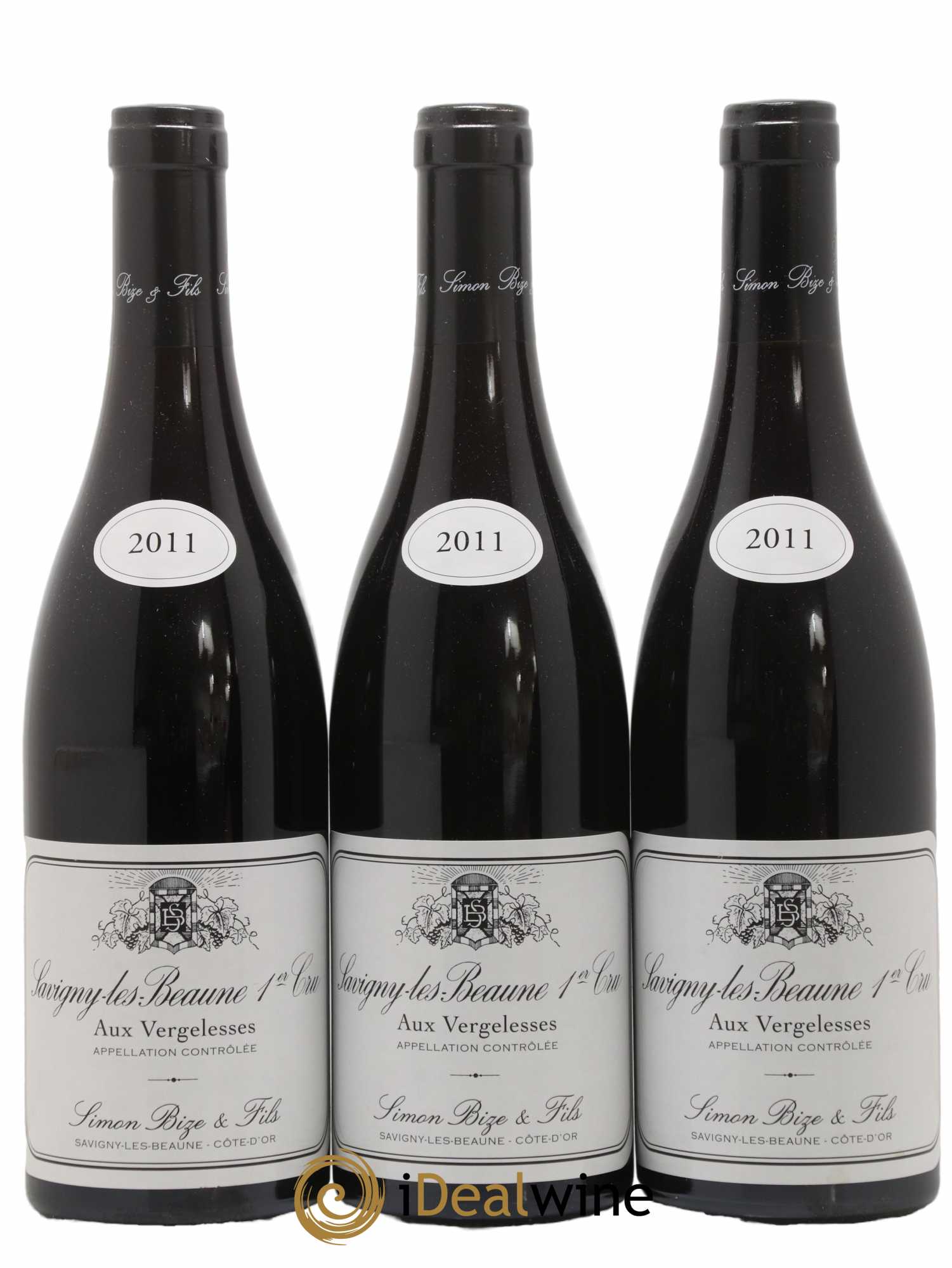 Savigny-lès-Beaune 1er Cru Aux Vergelesses Simon Bize & Fils  2011 - Lot of 3 bottles - 0