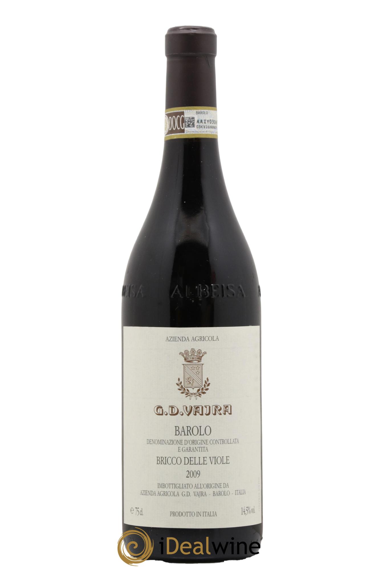 Barolo DOCG Bricco Delle Viole G.D Vajra 2009 - Lot of 1 bottle - 0