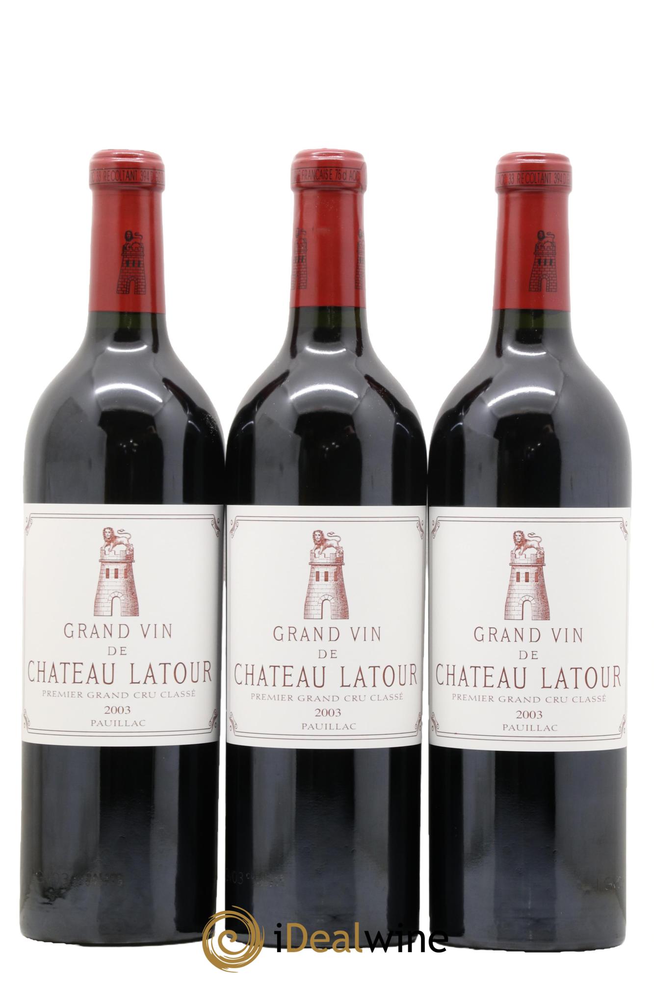 Château Latour 1er Grand Cru Classé 2003 - Posten von 6 Flaschen - 3