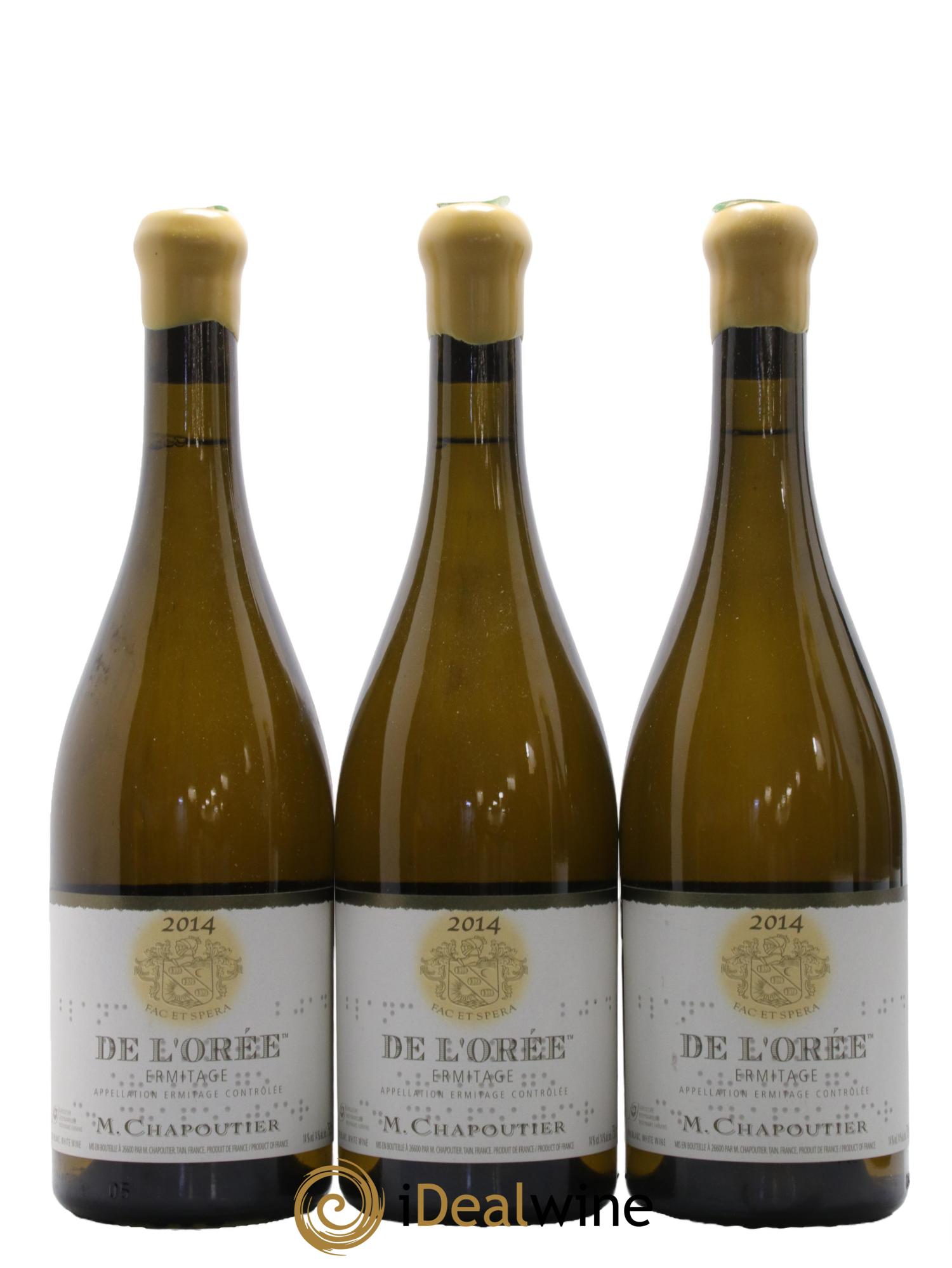 Hermitage Ermitage de l'Orée Chapoutier 2014 - Lot of 6 bottles - 1