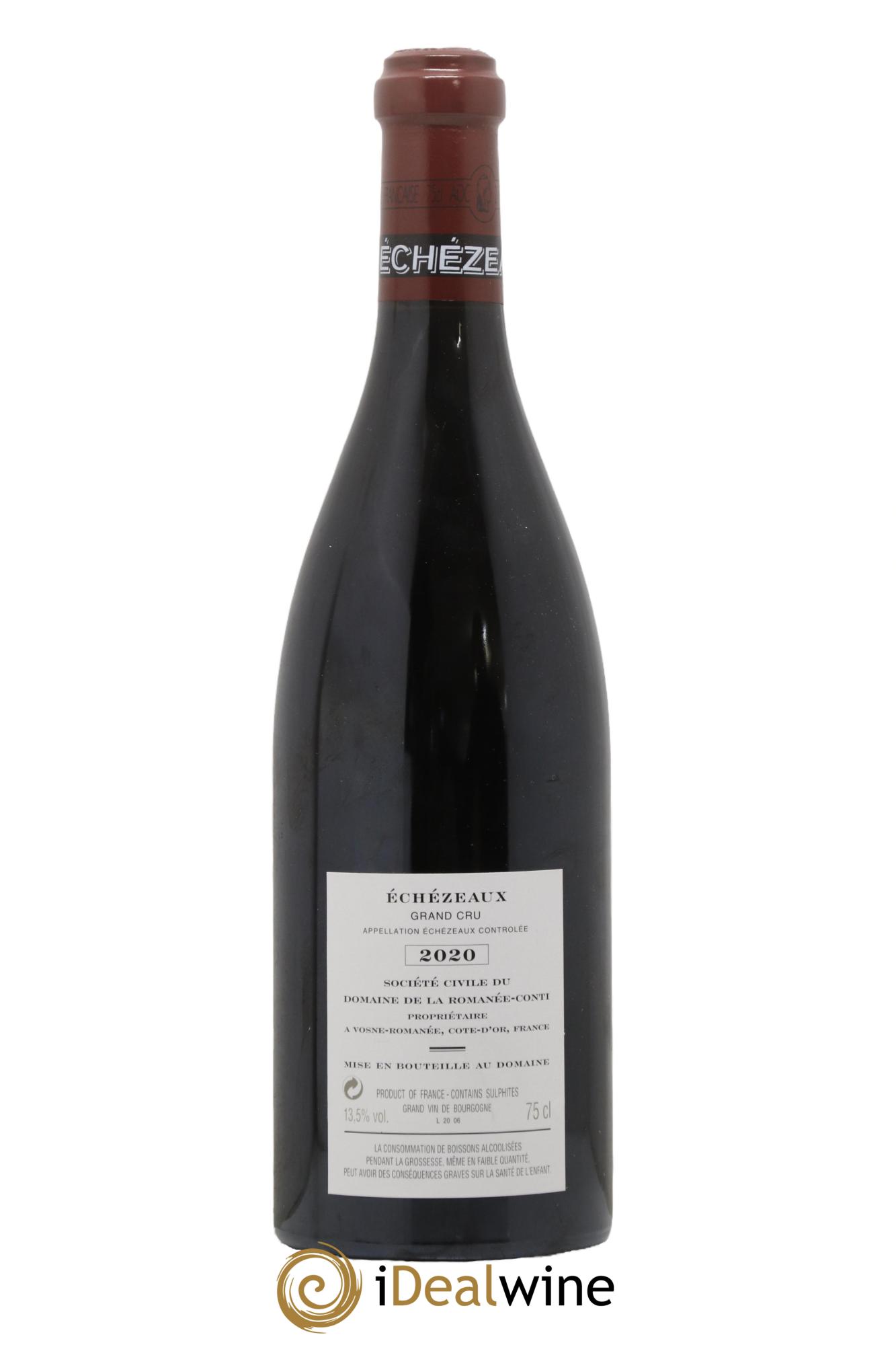 Echezeaux Grand Cru Domaine de la Romanée-Conti 2020 - Lotto di 1 bottiglia - 1