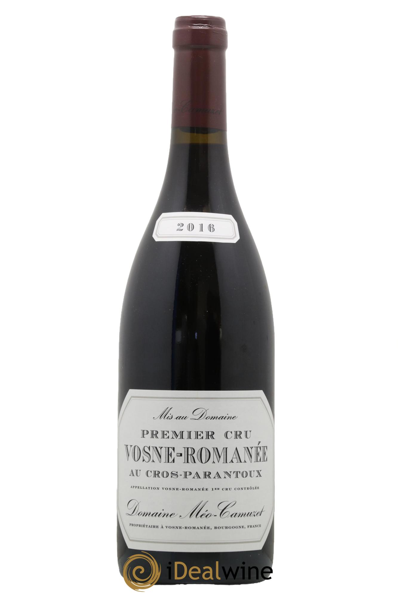 Vosne-Romanée 1er Cru Au Cros Parantoux Méo-Camuzet (Domaine) 2016 - Lot of 1 bottle - 0