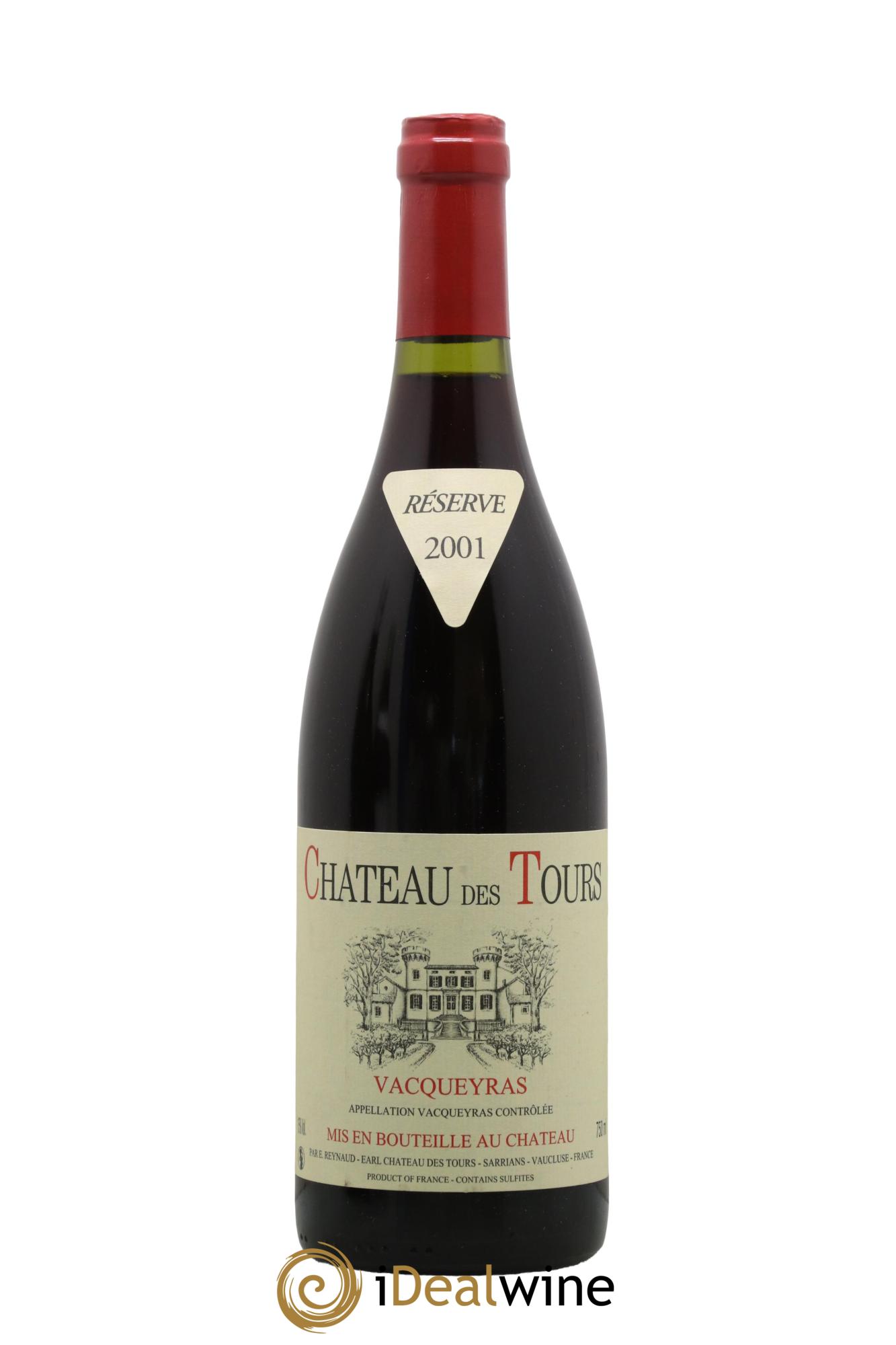 Vacqueyras Château des Tours Emmanuel Reynaud 2001 - Lotto di 1 bottiglia - 0