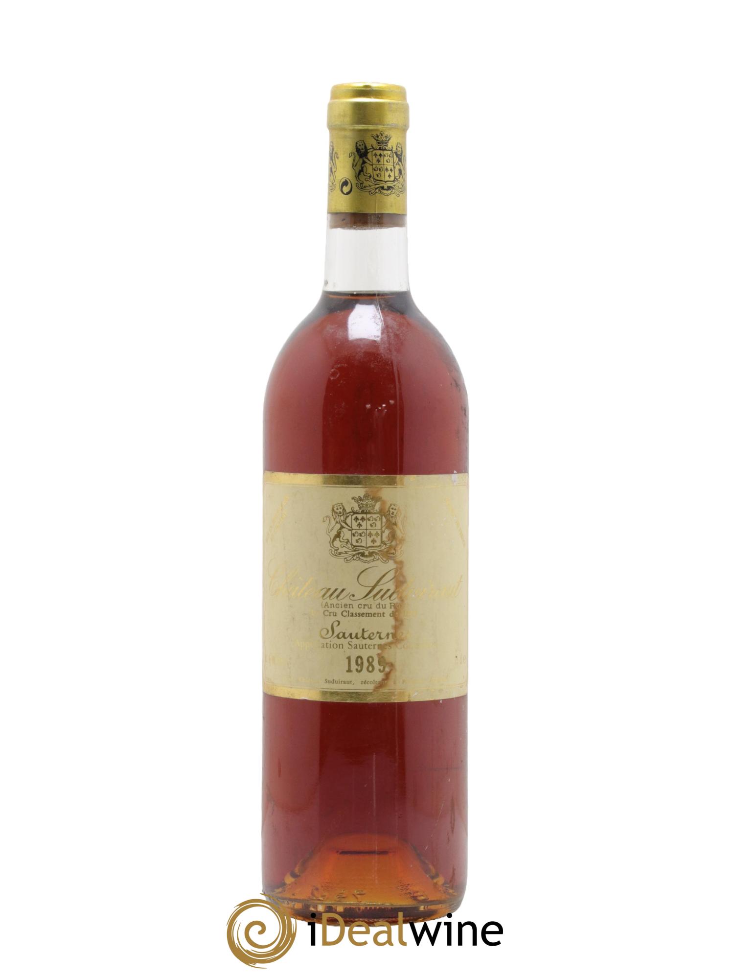 Château Suduiraut 1er Grand Cru Classé 1989 - Posten von 1 Flasche - 0