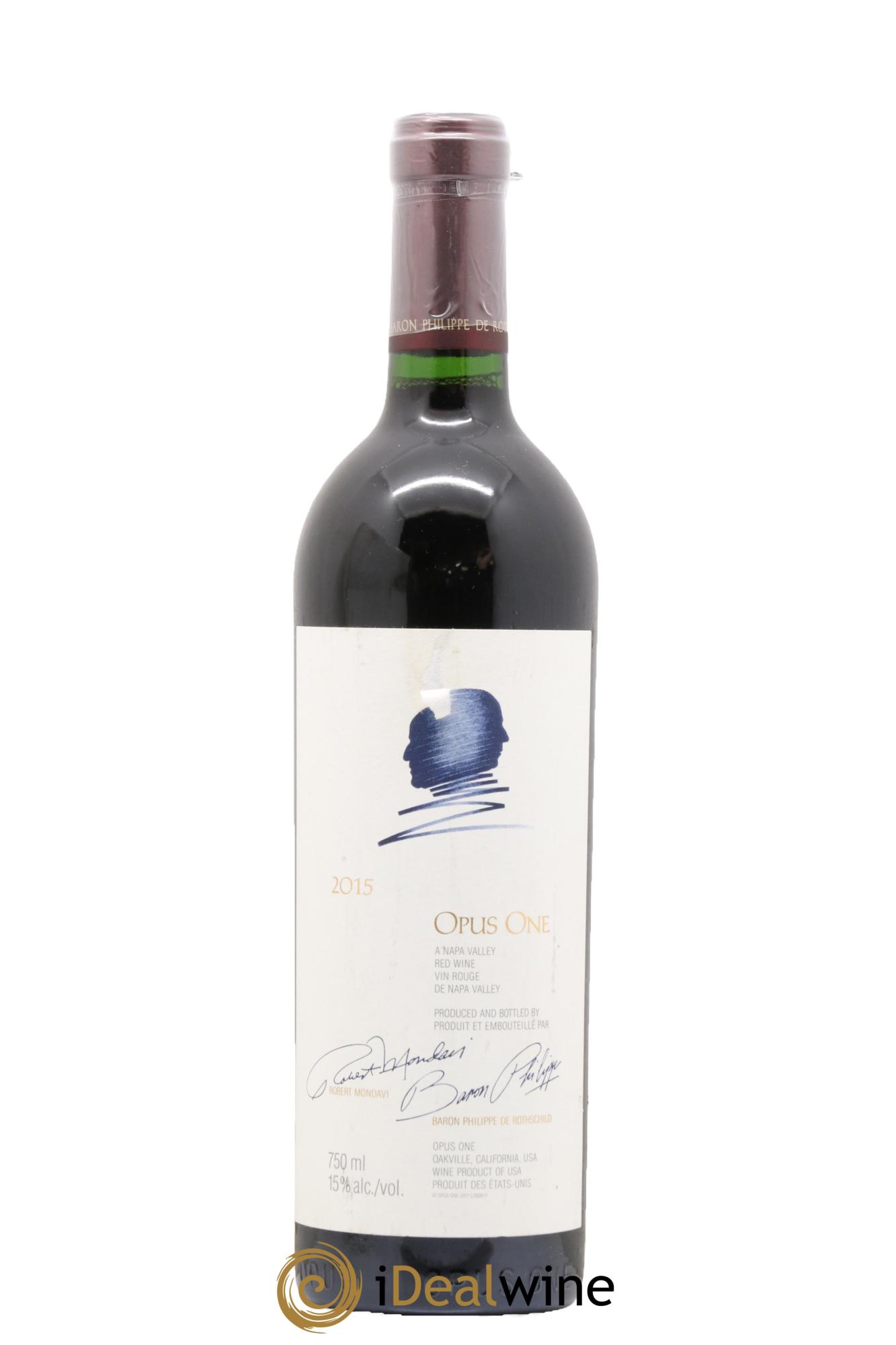 Napa Valley Opus One Robert Mondavi 2015 - Lot de 1 bouteille - 0