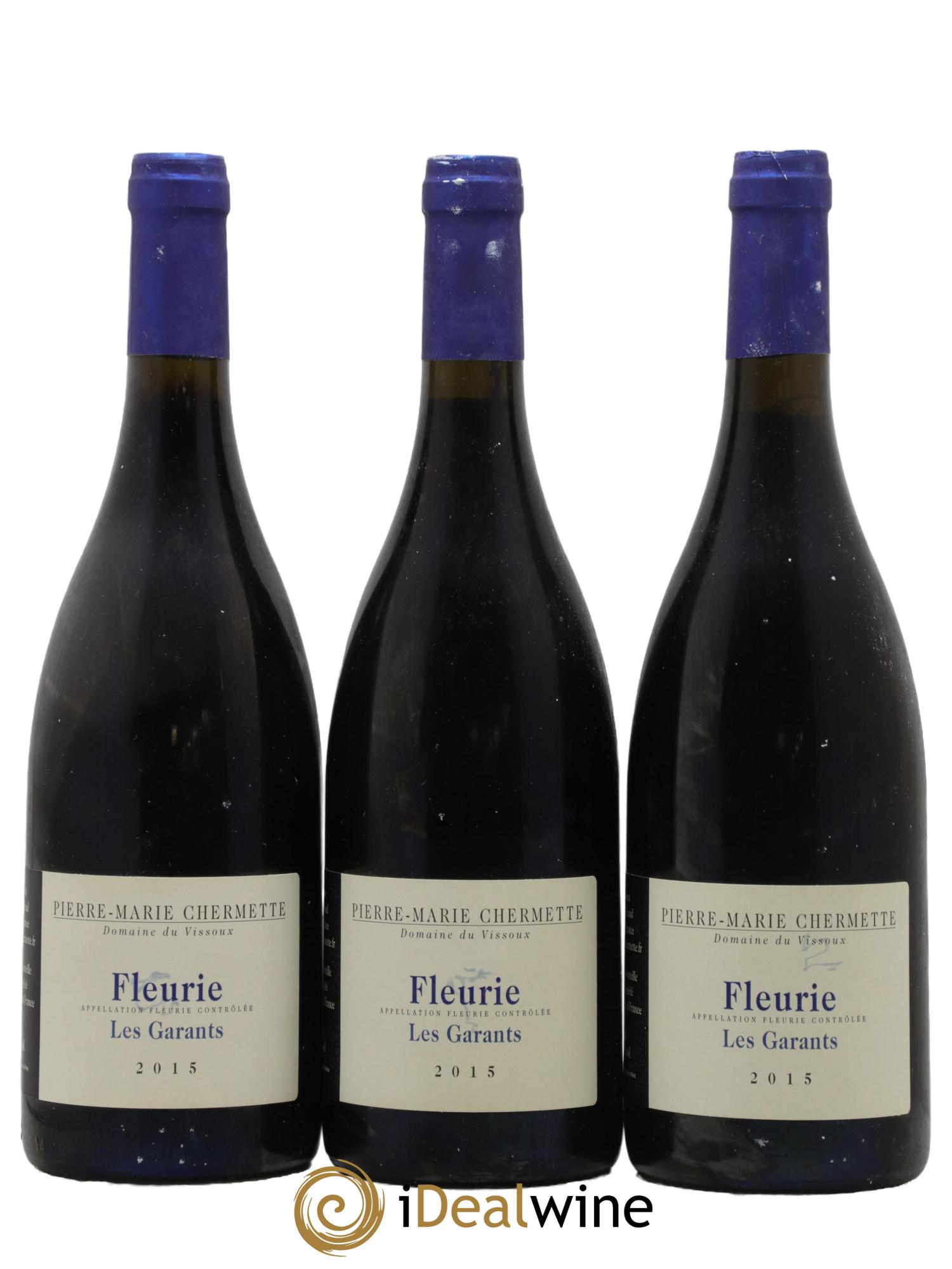 Fleurie Les Garants Domaine du Vissoux - P-M. Chermette 2015 - Posten von 3 Flaschen - 0