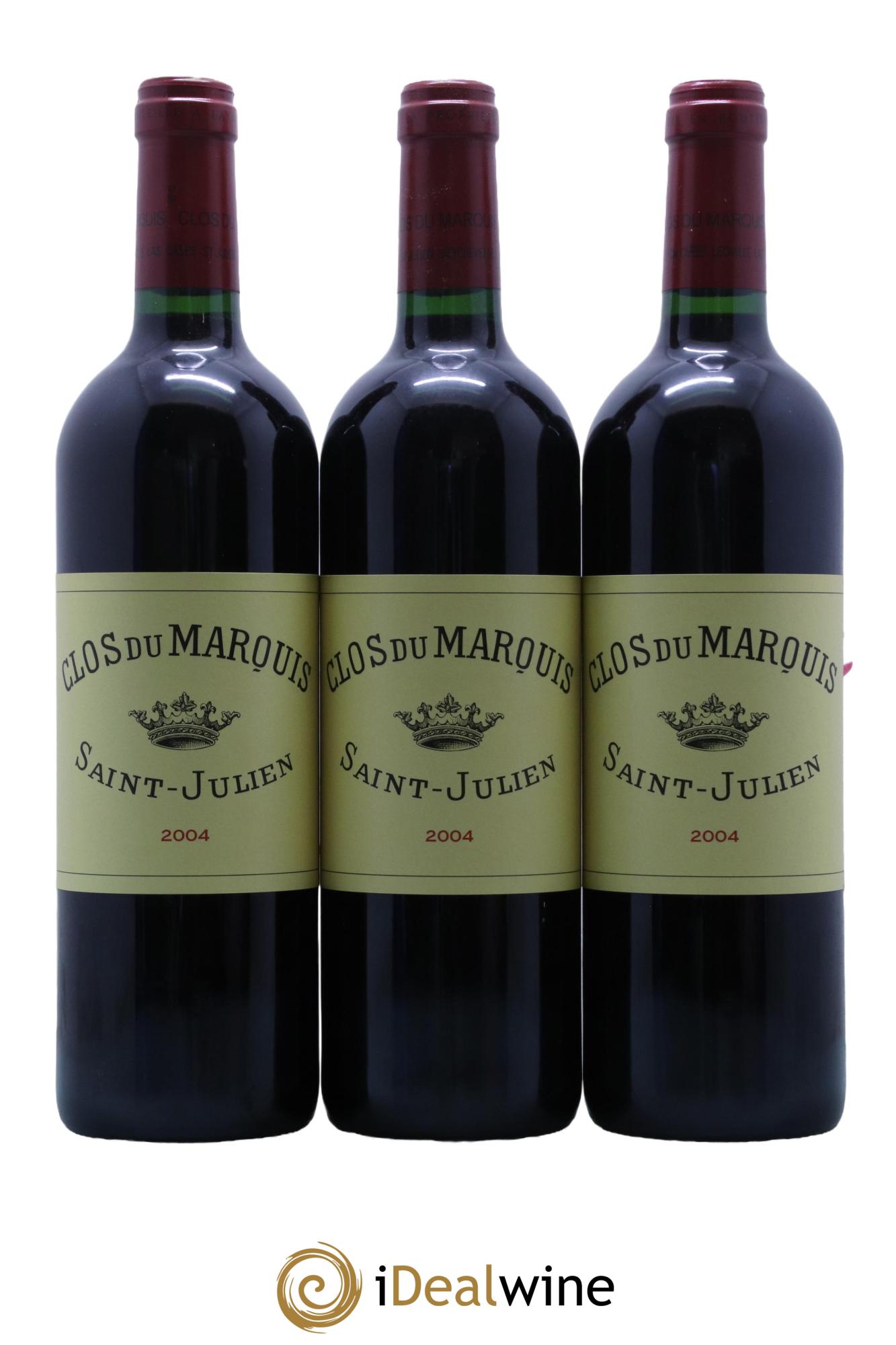 Clos du Marquis  2004 - Lot de 12 bouteilles - 1