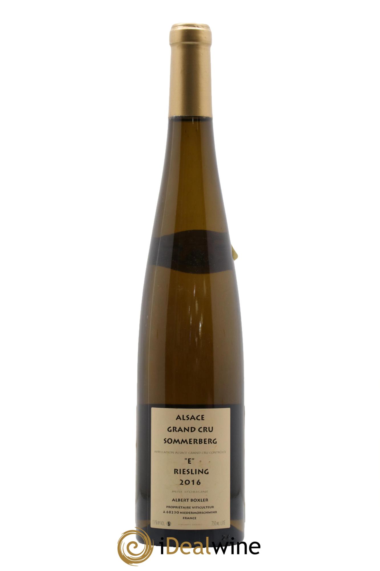 Alsace Riesling Grand Cru Sommerberg E Albert Boxler 2016 - Lotto di 1 bottiglia - 1