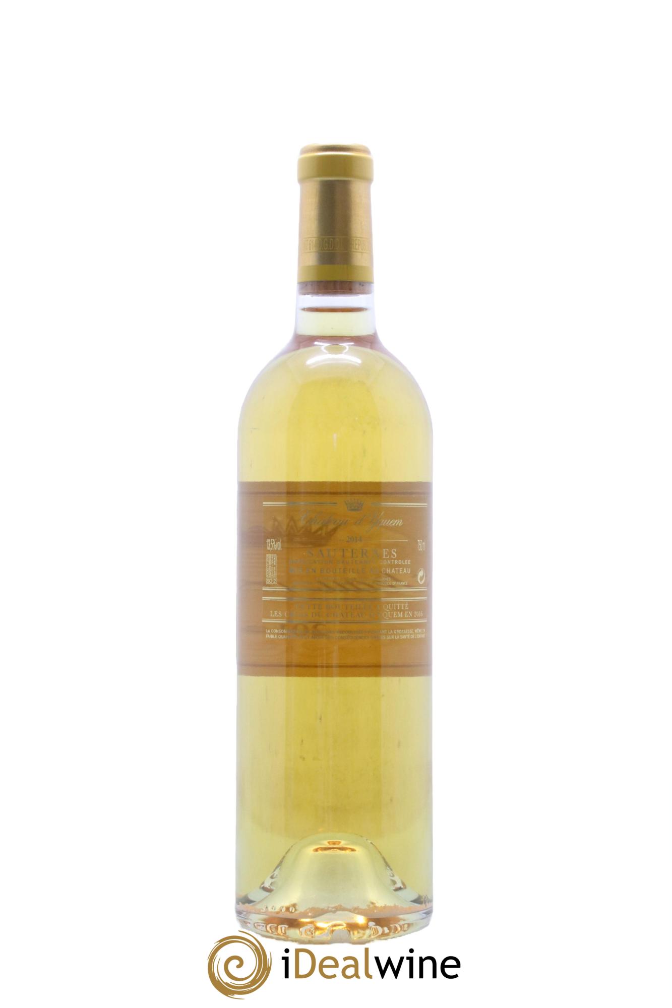 Château d' Yquem 1er Cru Classé Supérieur  2014 - Posten von 1 Flasche - 1