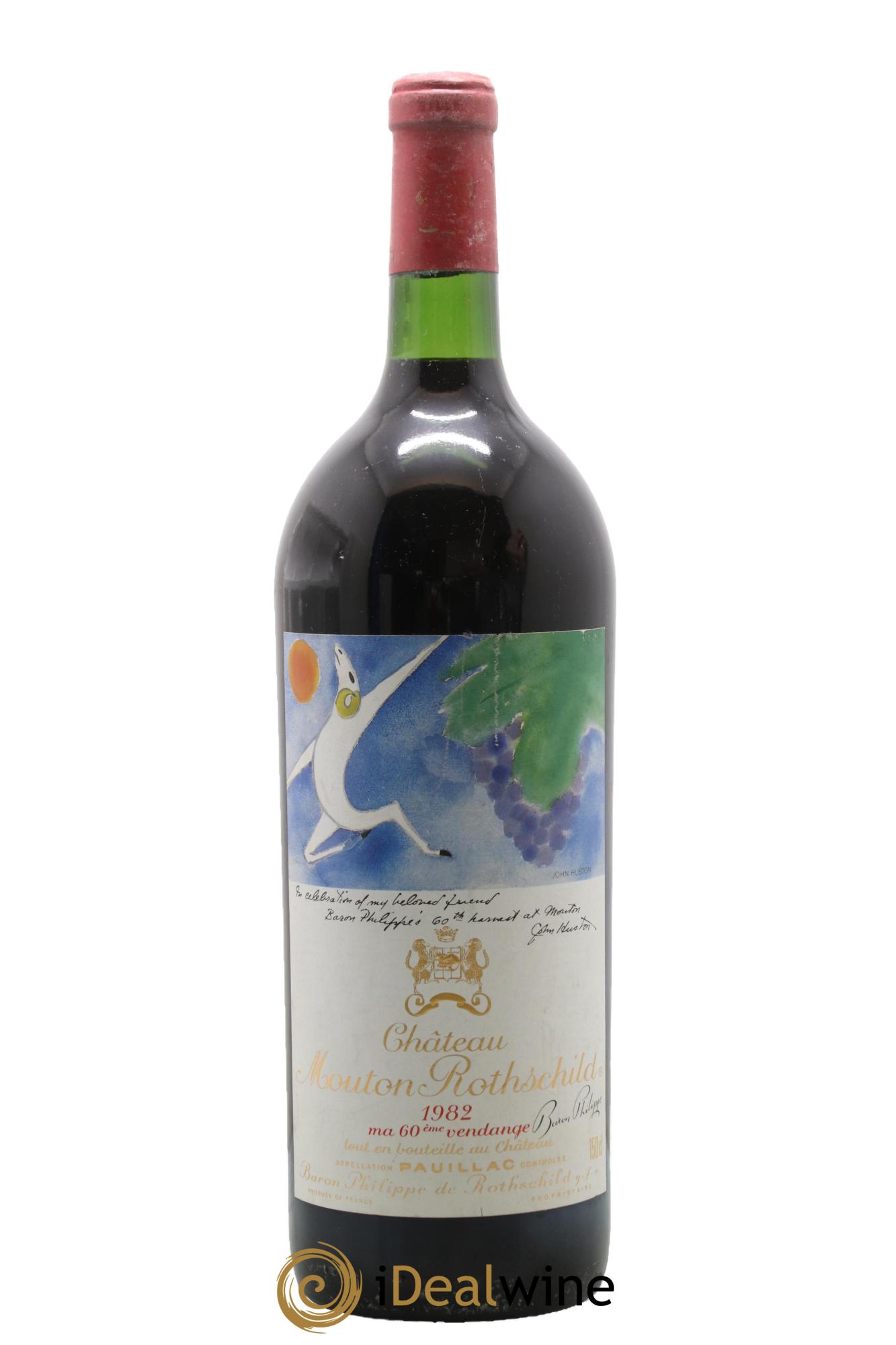 Château Mouton Rothschild 1er Grand Cru Classé 1982 - Posten von 1 Magnum - 0