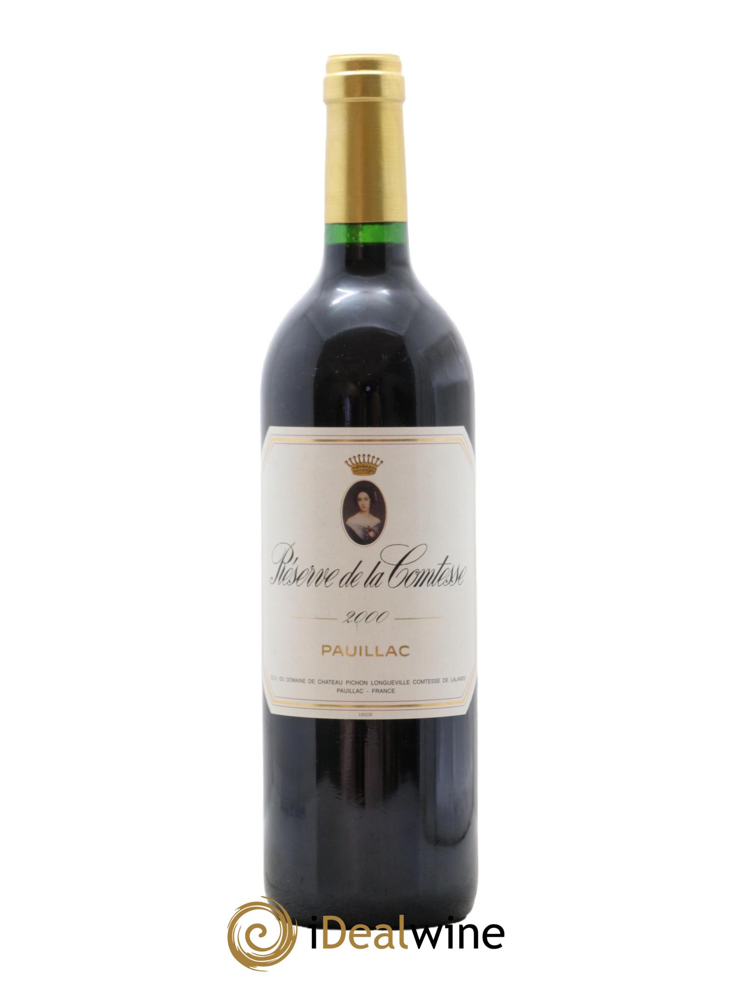 Réserve de la Comtesse Second Vin 2000 - Lot de 1 bouteille - 0