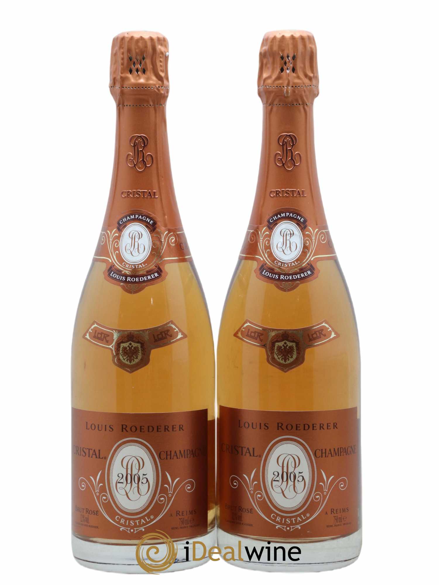 Cristal Louis Roederer 2005 - Lot de 2 bouteilles - 0