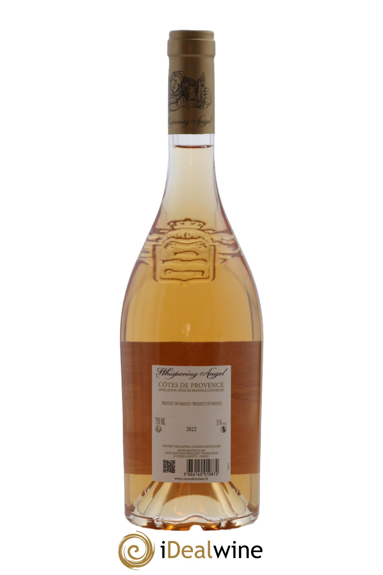 Côtes de Provence Whispering Angel Château d'Esclans 2022 - Lot de 1 bouteille - 1