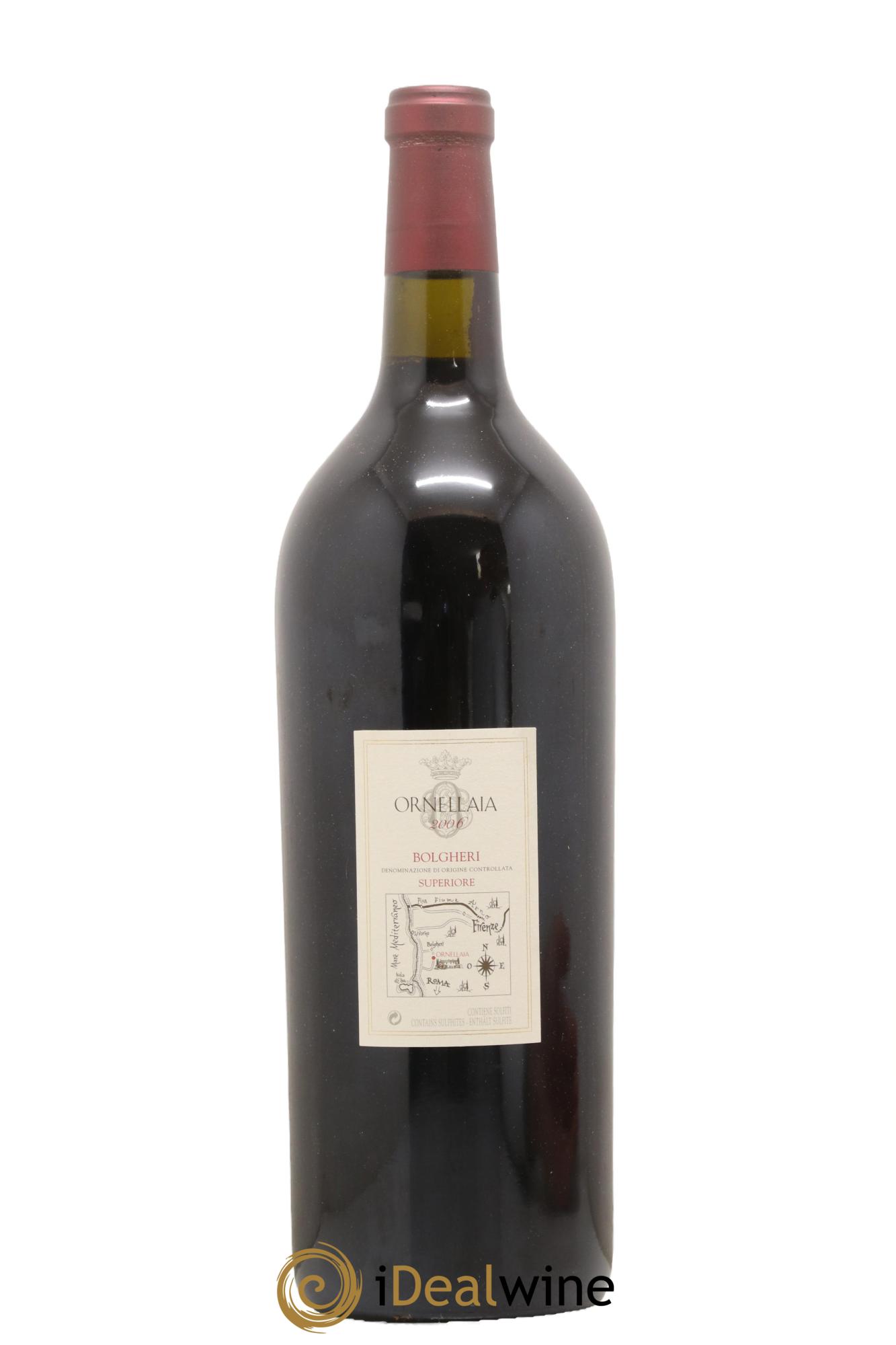 Bolgheri  DOC Superiore Ornellaia Tenuta Dell'Ornellaia - Frescobaldi 2006 - Lot de 1 magnum - 2