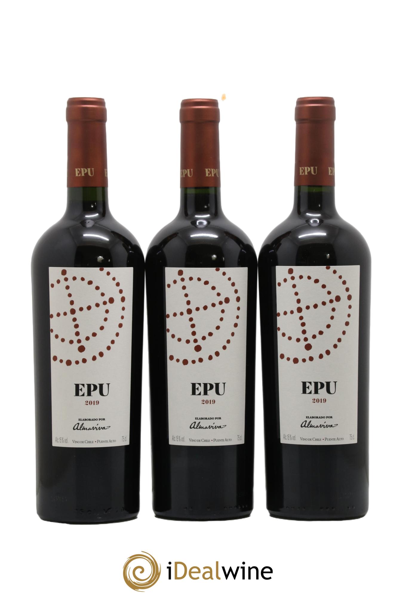 Maipo Valley Almaviva Epu Baron P. de Rothschild Concha y Toro 2019 - Posten von 3 Flaschen - 0