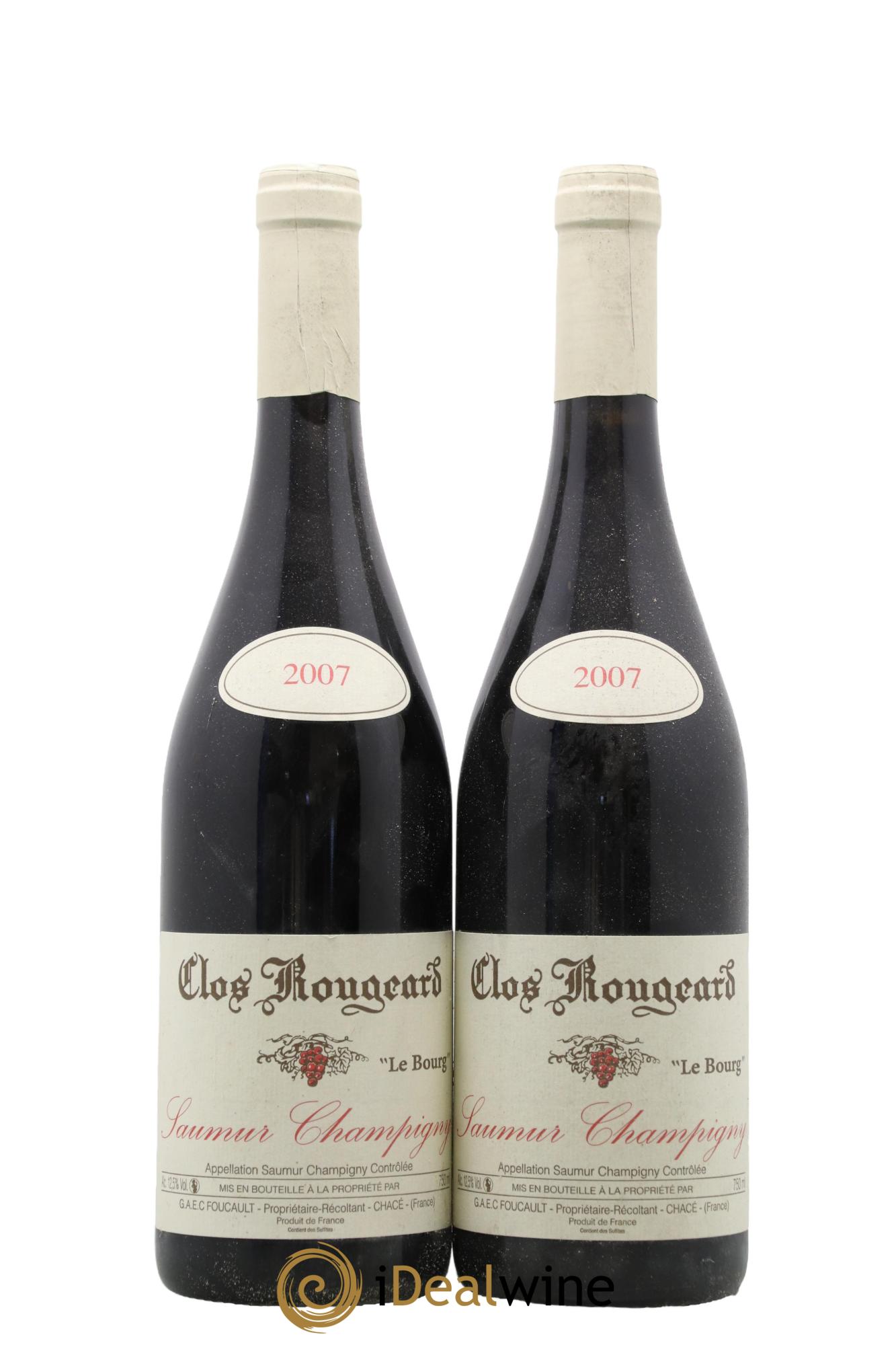 Saumur-Champigny Le Bourg Clos Rougeard 2007 - Lot of 2 bottles - 0