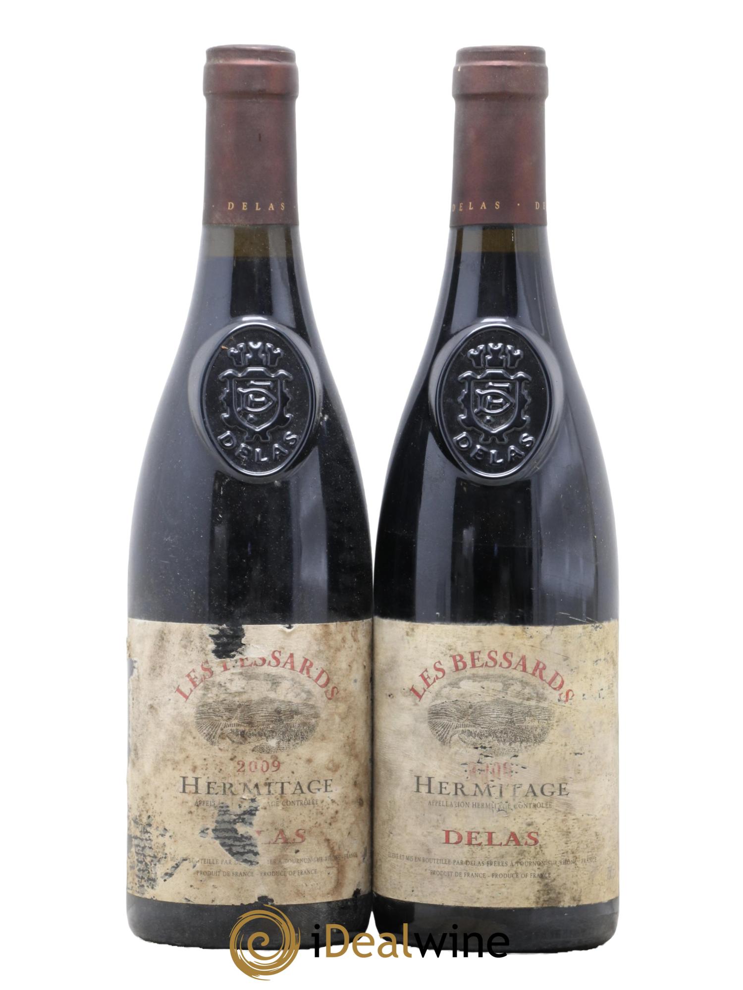 Hermitage Les Bessards Delas Frères 2009 - Lot de 2 bouteilles - 0