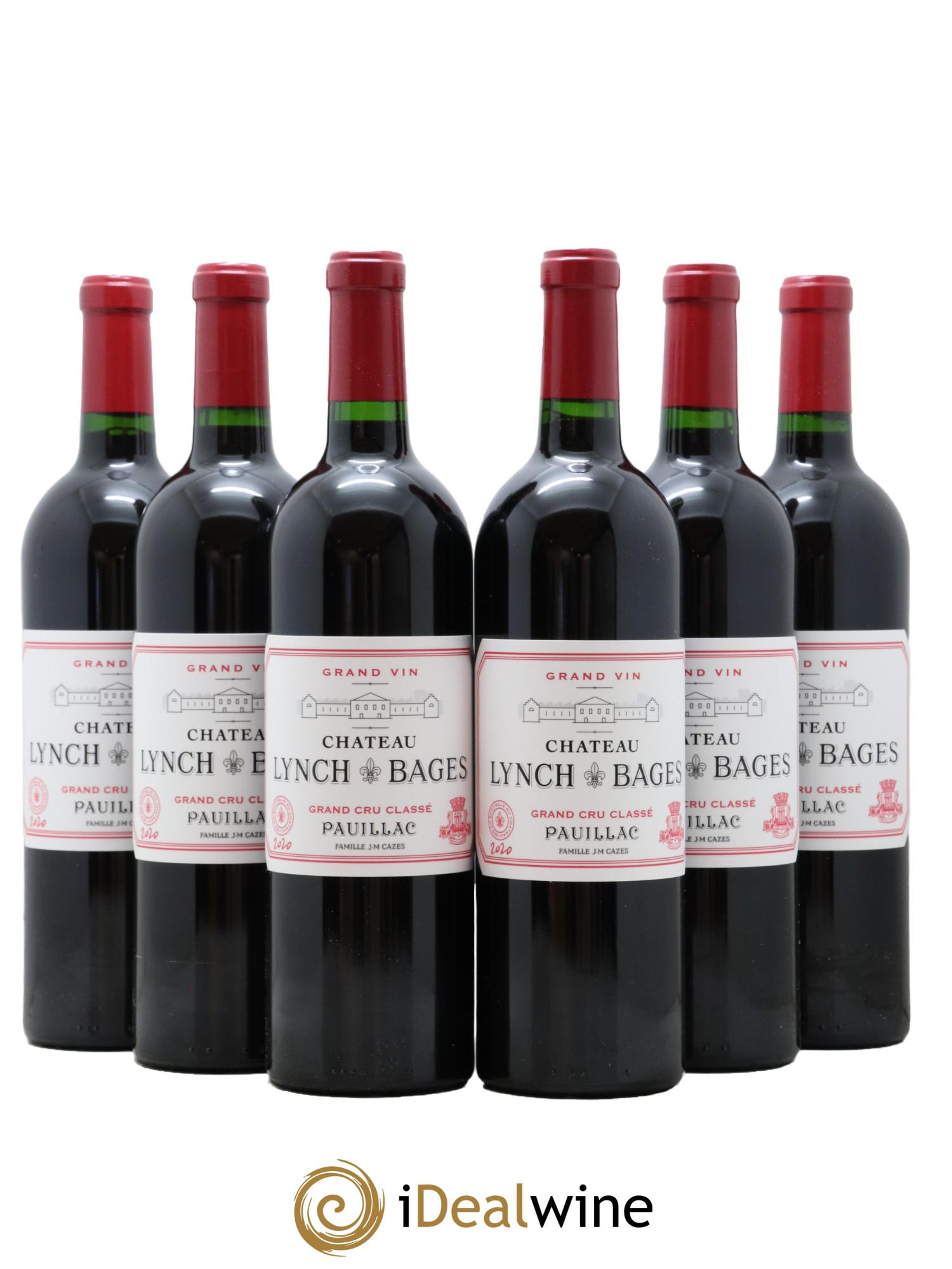 Château Lynch Bages 5ème Grand Cru Classé 2020 - Lot de 6 bouteilles - 0