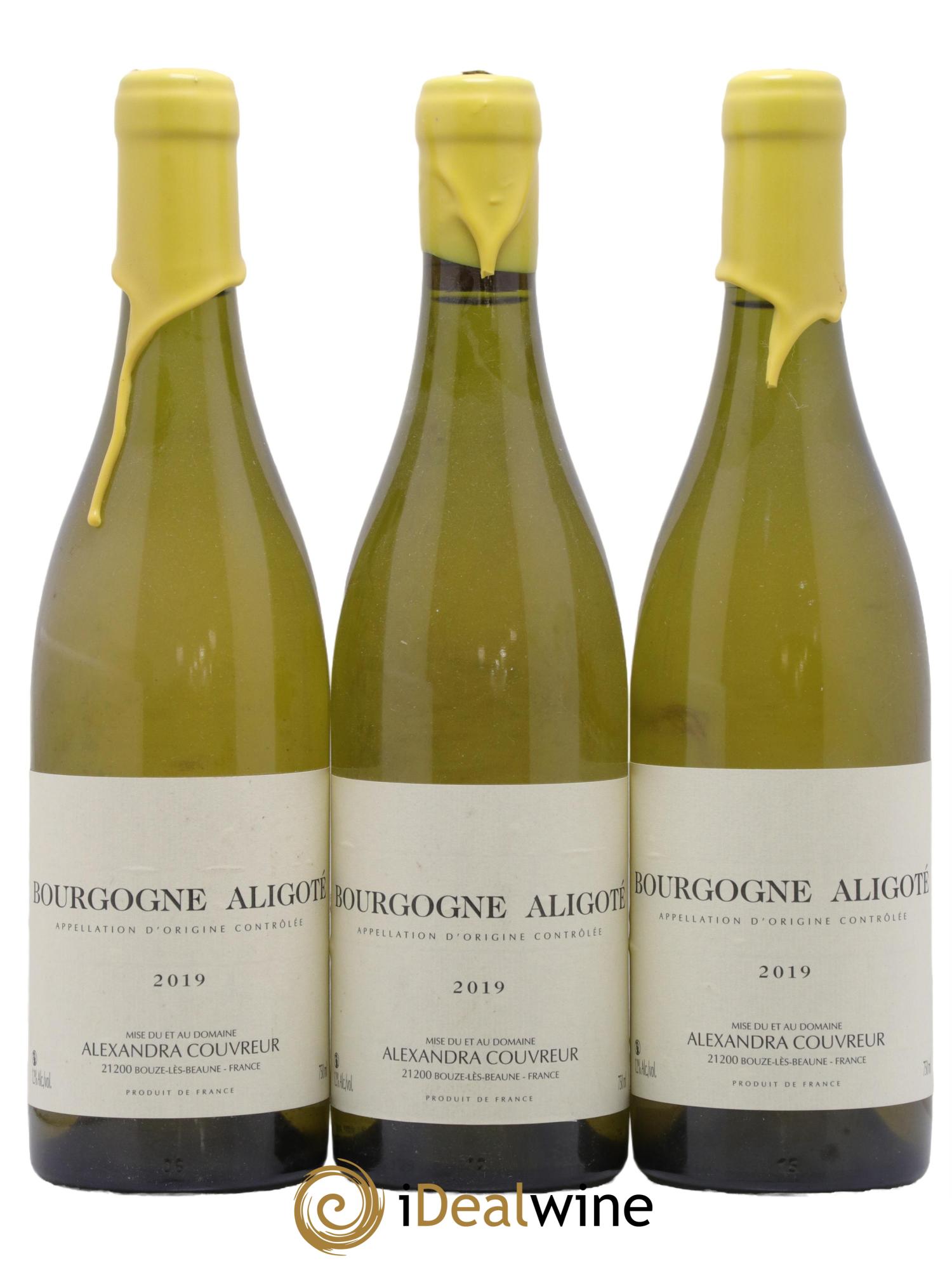 Bourgogne Aligoté Alexandra Couvreur 2019 - Lot de 3 bouteilles - 0