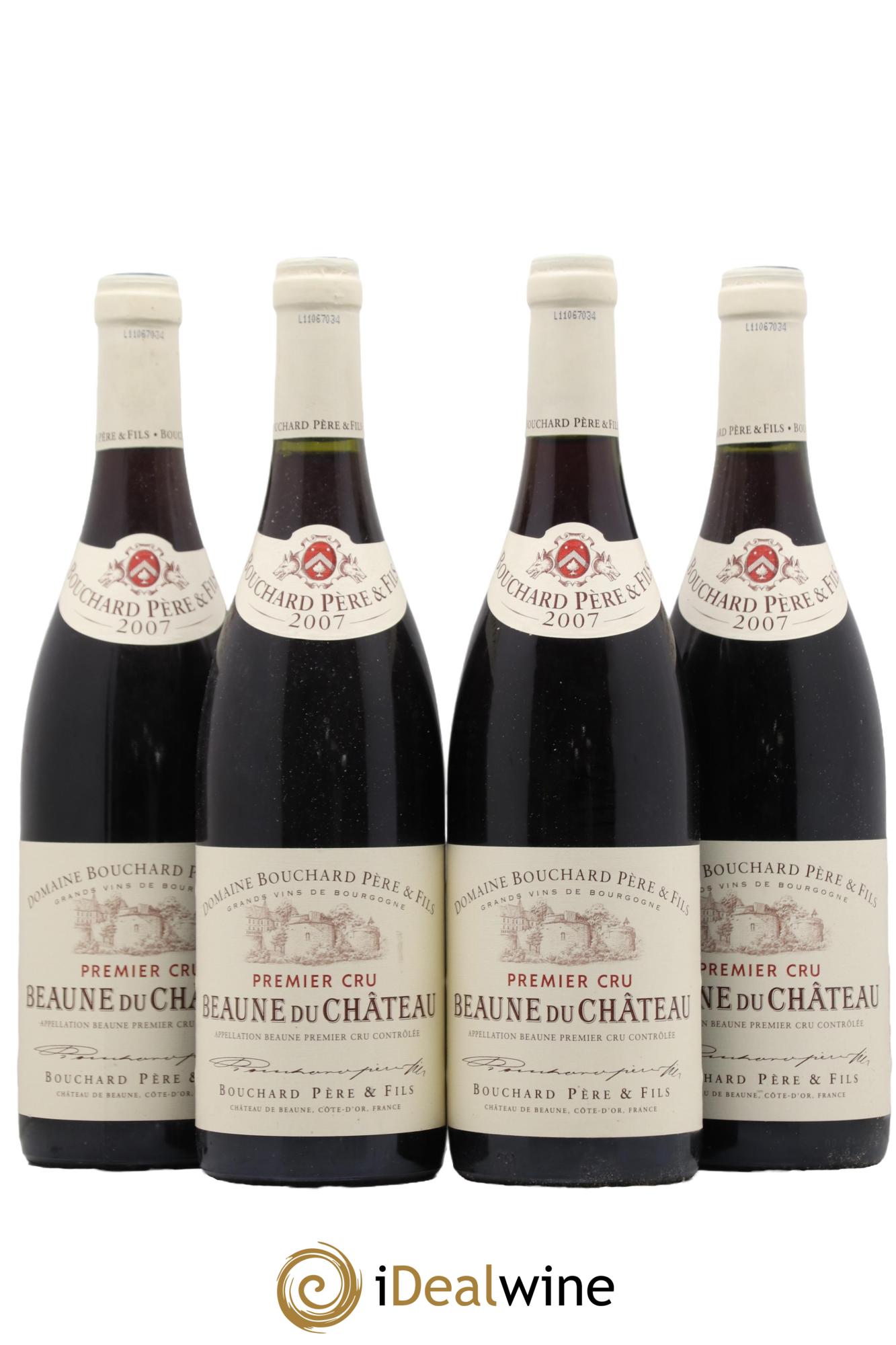 Beaune 1er Cru du Château  Bouchard Père & Fils 2007 - Lot de 4 bouteilles - 0