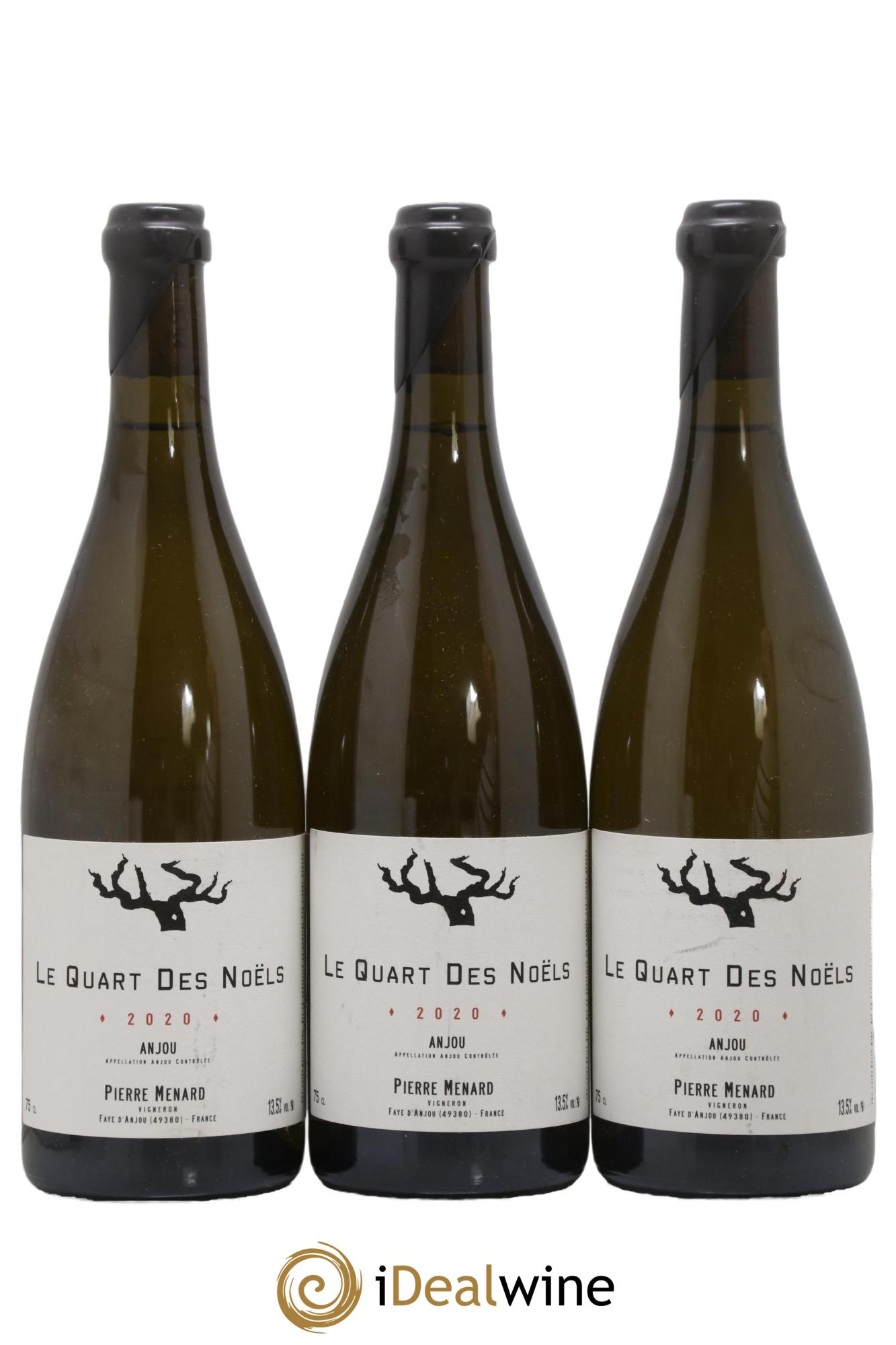 Anjou Le Quart des Noëls Pierre Ménard  2020 - Lot de 3 bouteilles - 0