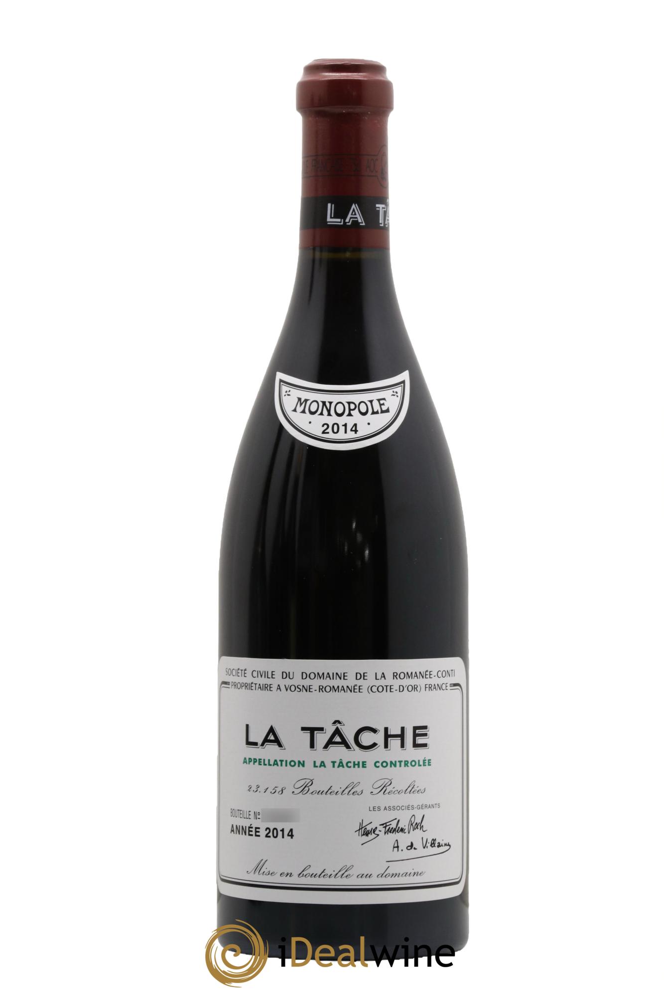 La Tâche Grand Cru Domaine de la Romanée-Conti 2014 - Lotto di 1 bottiglia - 0