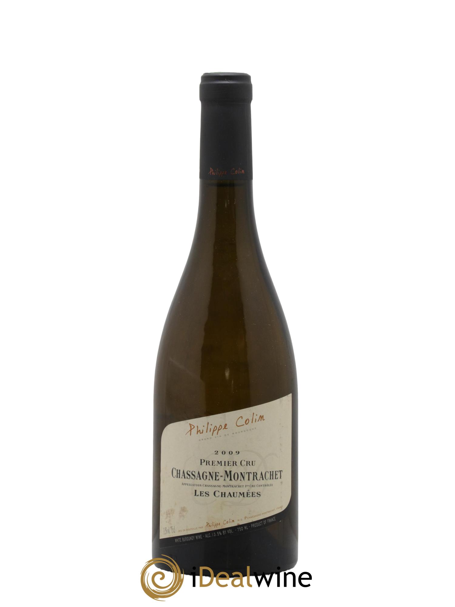 Chassagne-Montrachet 1er Cru Les Chaumées Philippe Colin 2009 - Lot de 1 bouteille - 0