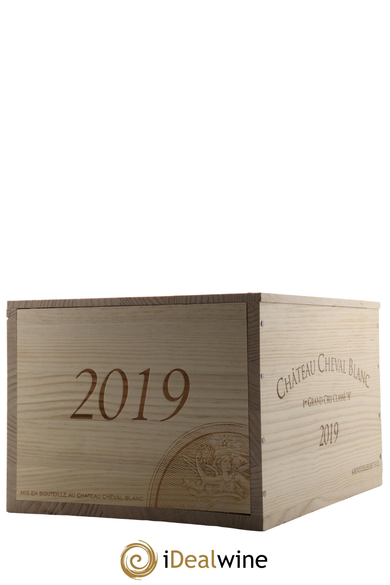 Château Cheval Blanc 1er Grand Cru Classé A  2019 - Lot de 6 bouteilles - 6