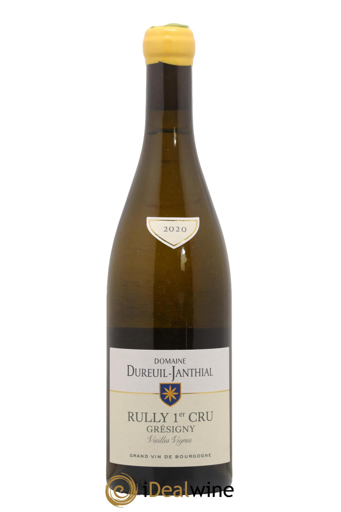 Rully 1er Cru Grésigny Vieilles Vignes Vincent Dureuil-Janthial 2020 - Posten von 1 Flasche - 0