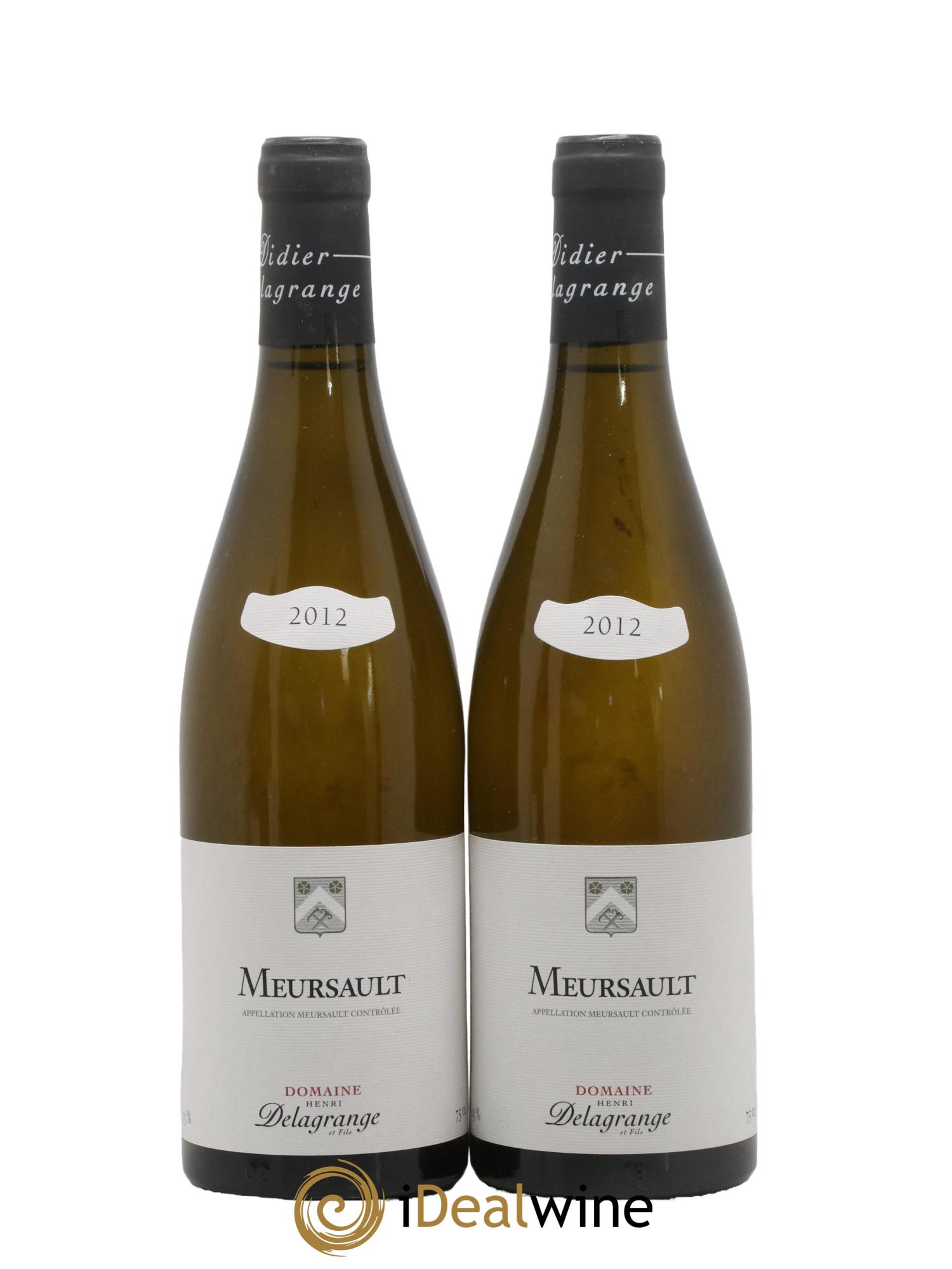 Meursault Delagrange et Fils 2012 - Lot of 2 bottles - 0