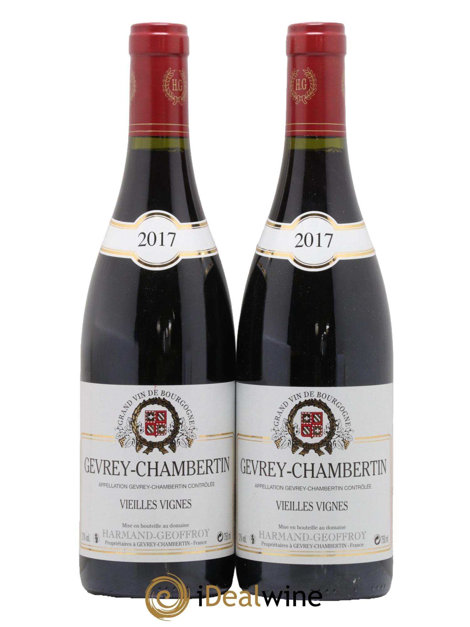 Gevrey-Chambertin Vieilles vignes Harmand-Geoffroy (Domaine) 2017 - Lot of 2 bottles - 0