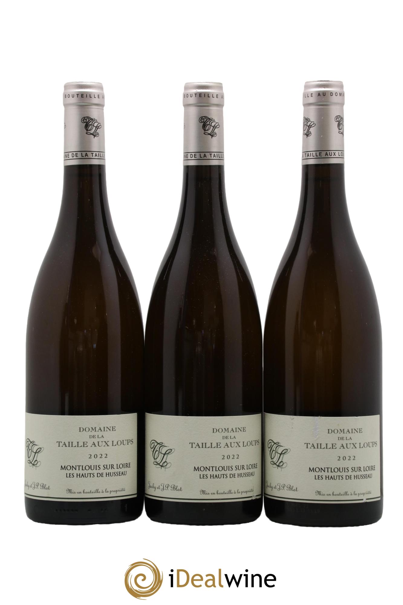 Montlouis-sur-Loire Les Hauts de Husseau La Taille aux Loups - Jacky Blot 2022 - Lot of 3 bottles - 0