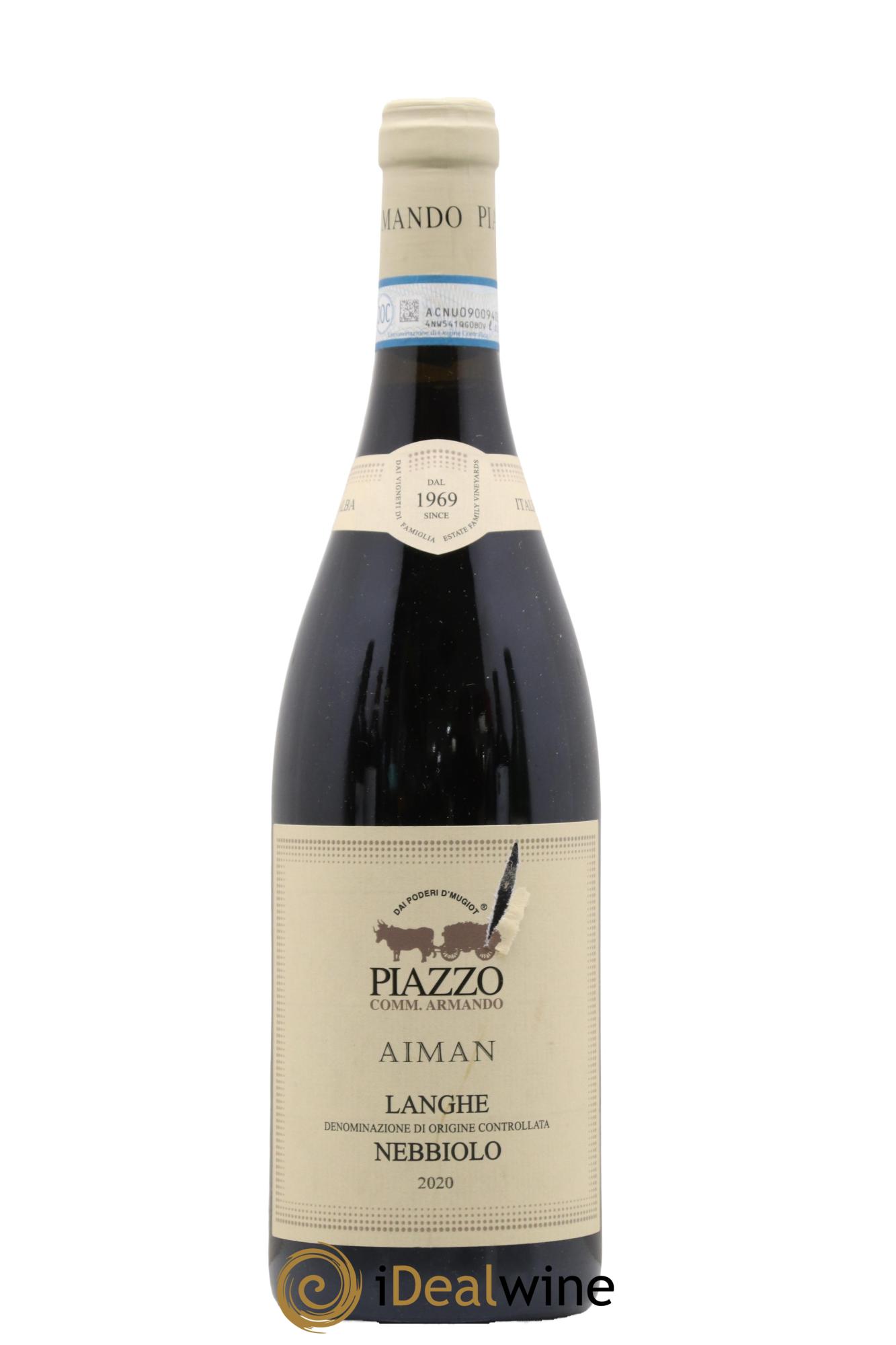 Langhe DOC Nebbiolo Aiman Piazzo Armando 2020 - Posten von 1 Flasche - 0