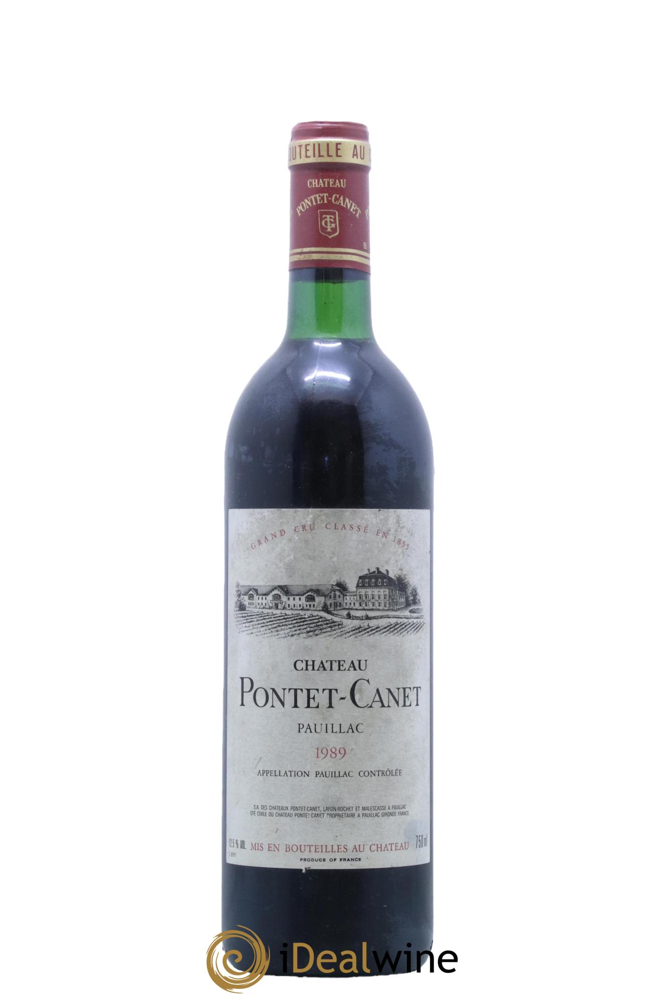 Château Pontet Canet 5ème Grand Cru Classé  1989 - Lot of 1 bottle - 0